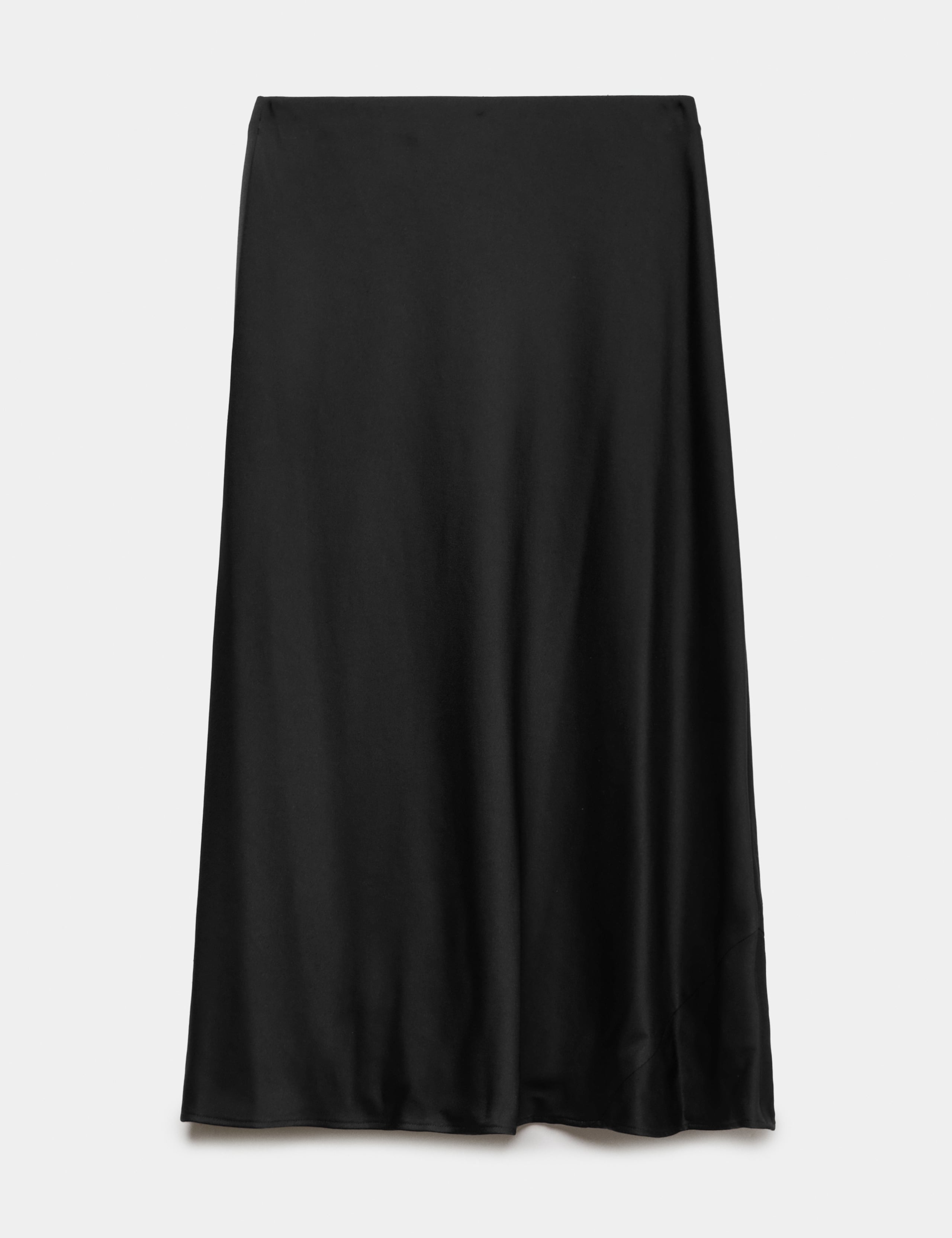 Satin Midi Slip Skirt 2 of 6