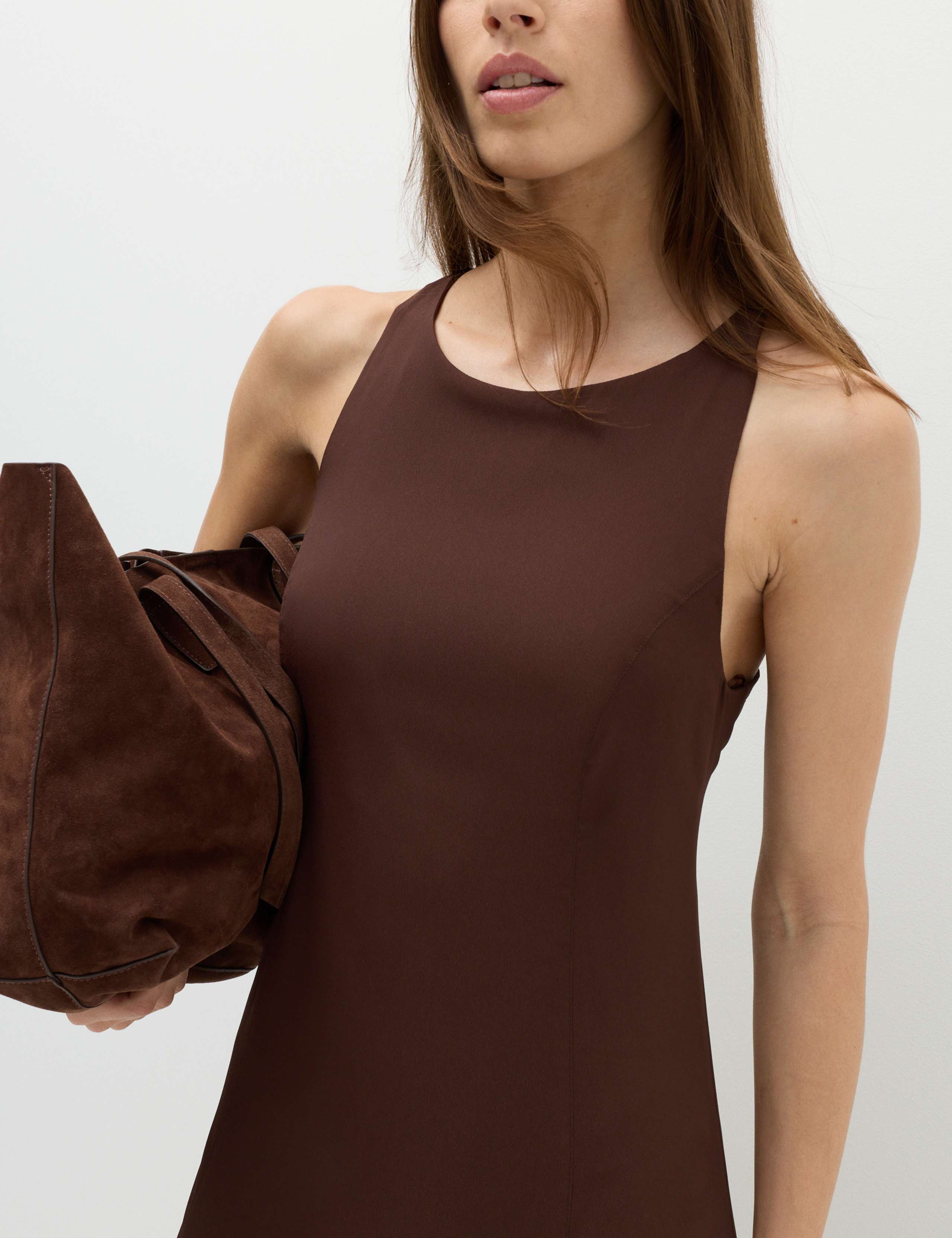 Cross Strap Midaxi Column Dress 4 of 6