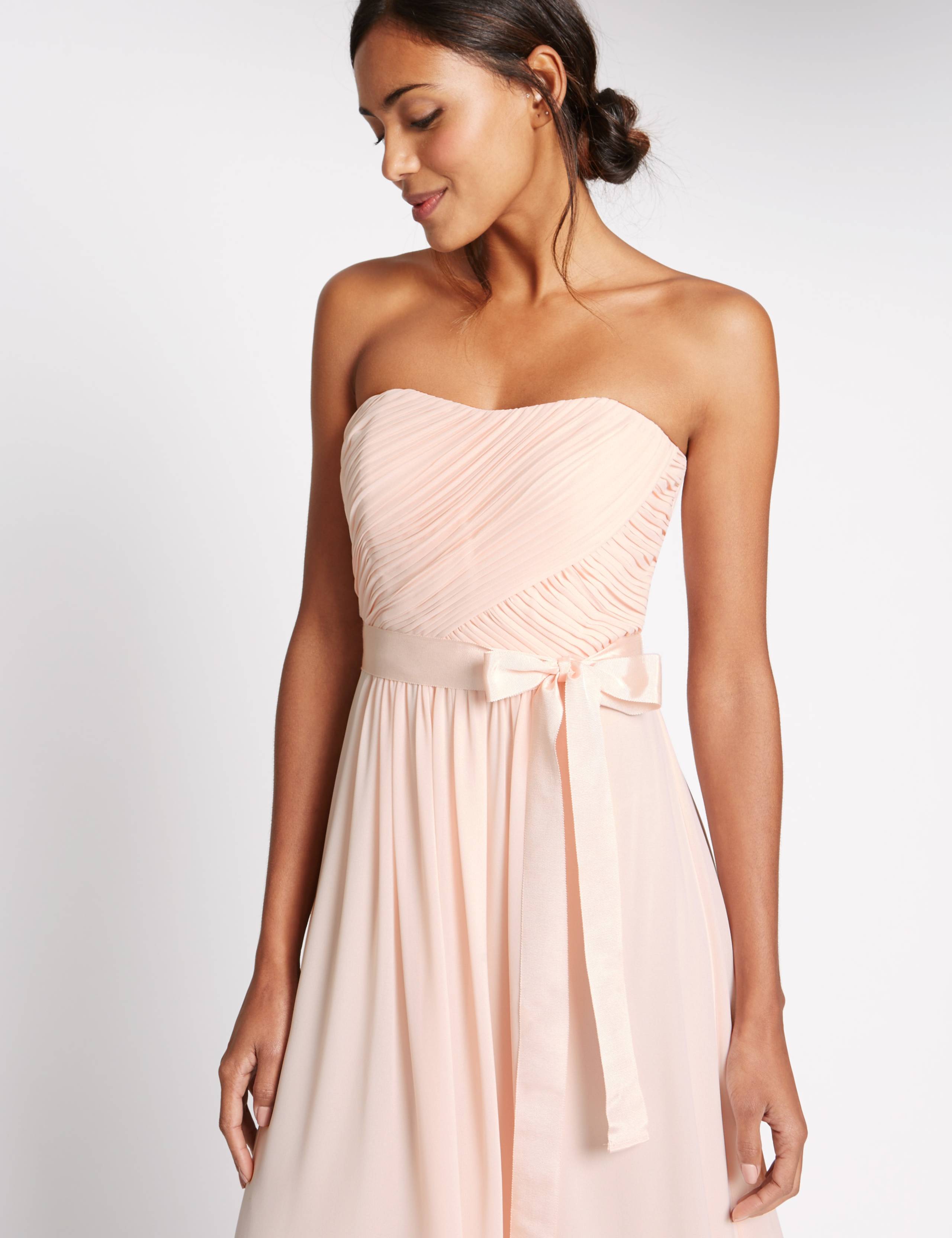 Detachable Straps Pleated Maxi Dress 5 of 6