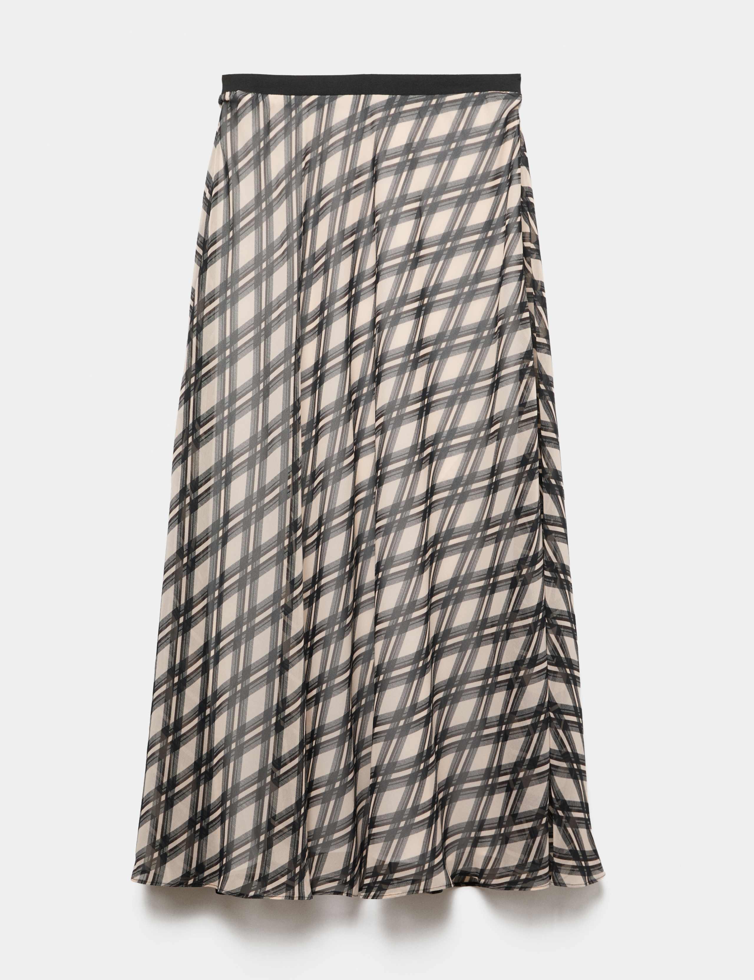 Checked Midi Circle Skirt 2 of 6