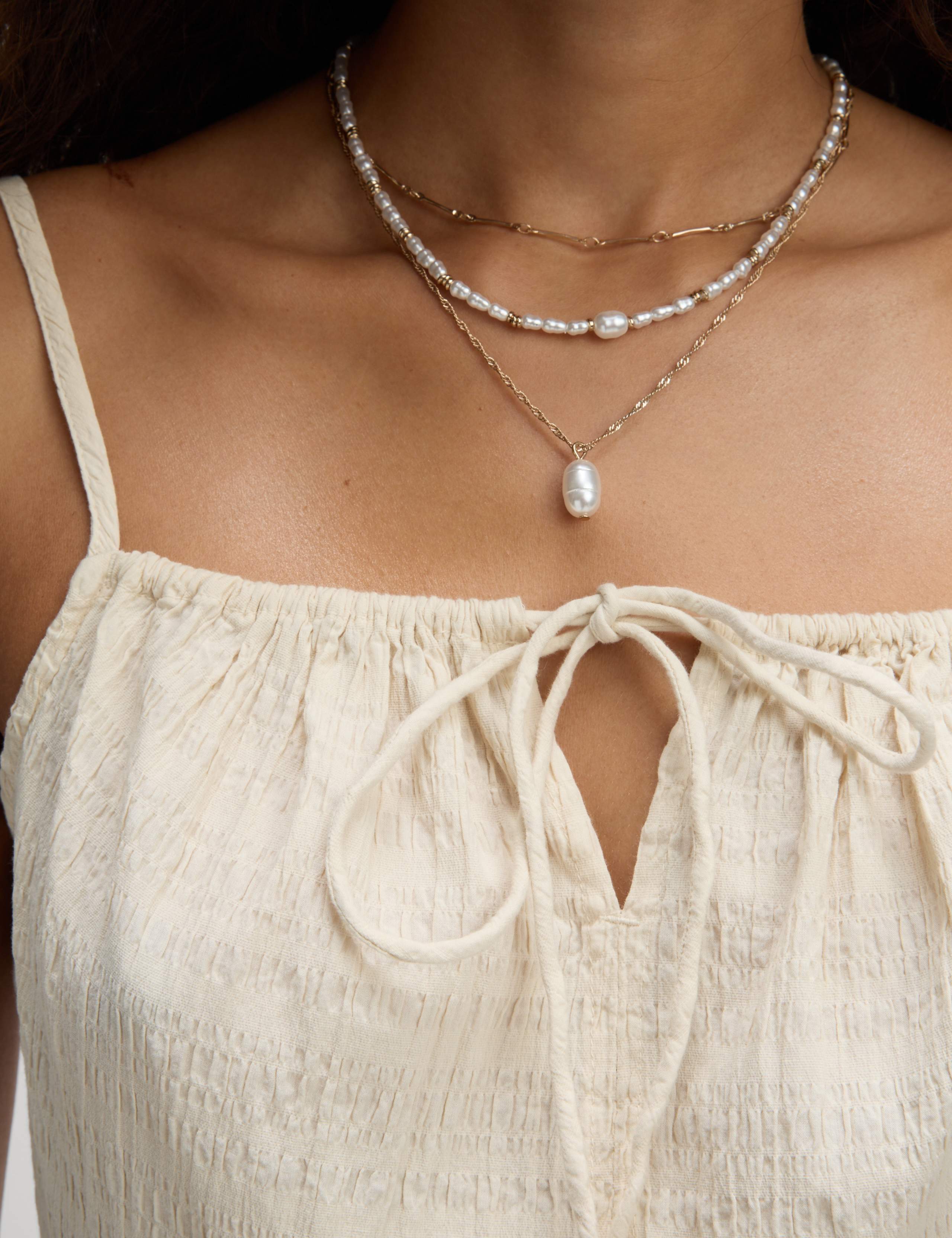 Cotton Rich Square Neck Midi Slip Dress 4 of 5