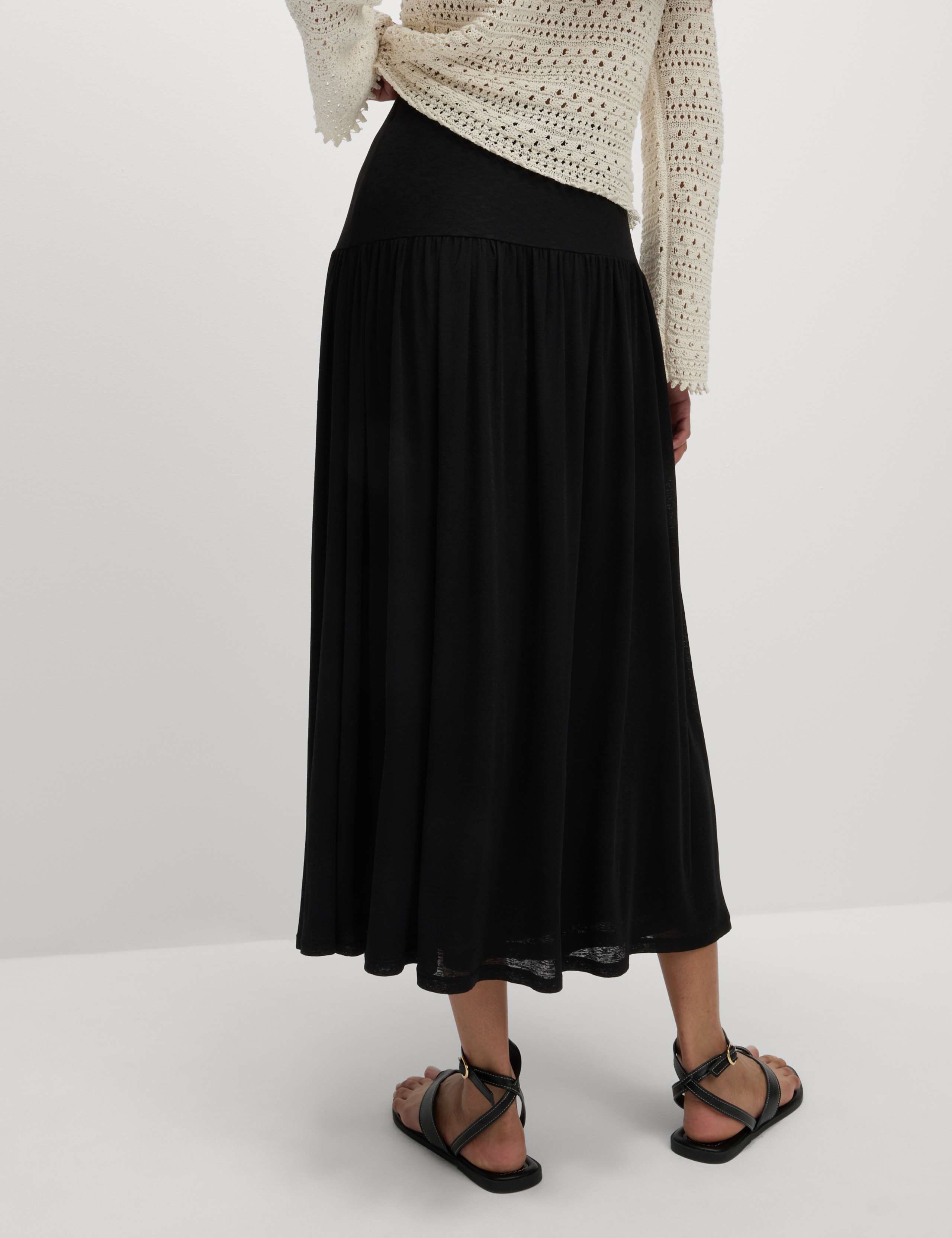 Mesh Midi Circle Skirt 3 of 4
