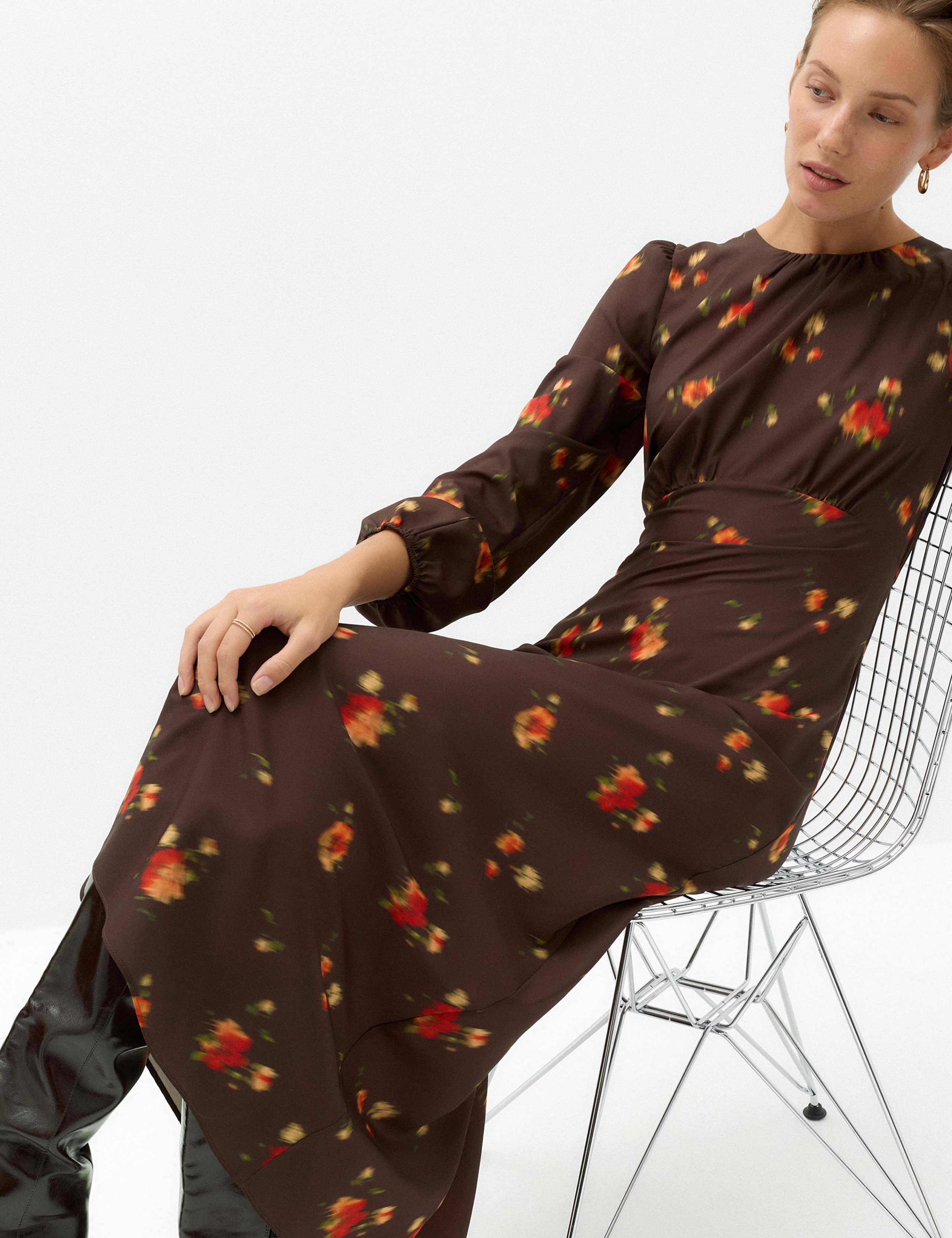 Floral Midi Tea Dress 6 of 6
