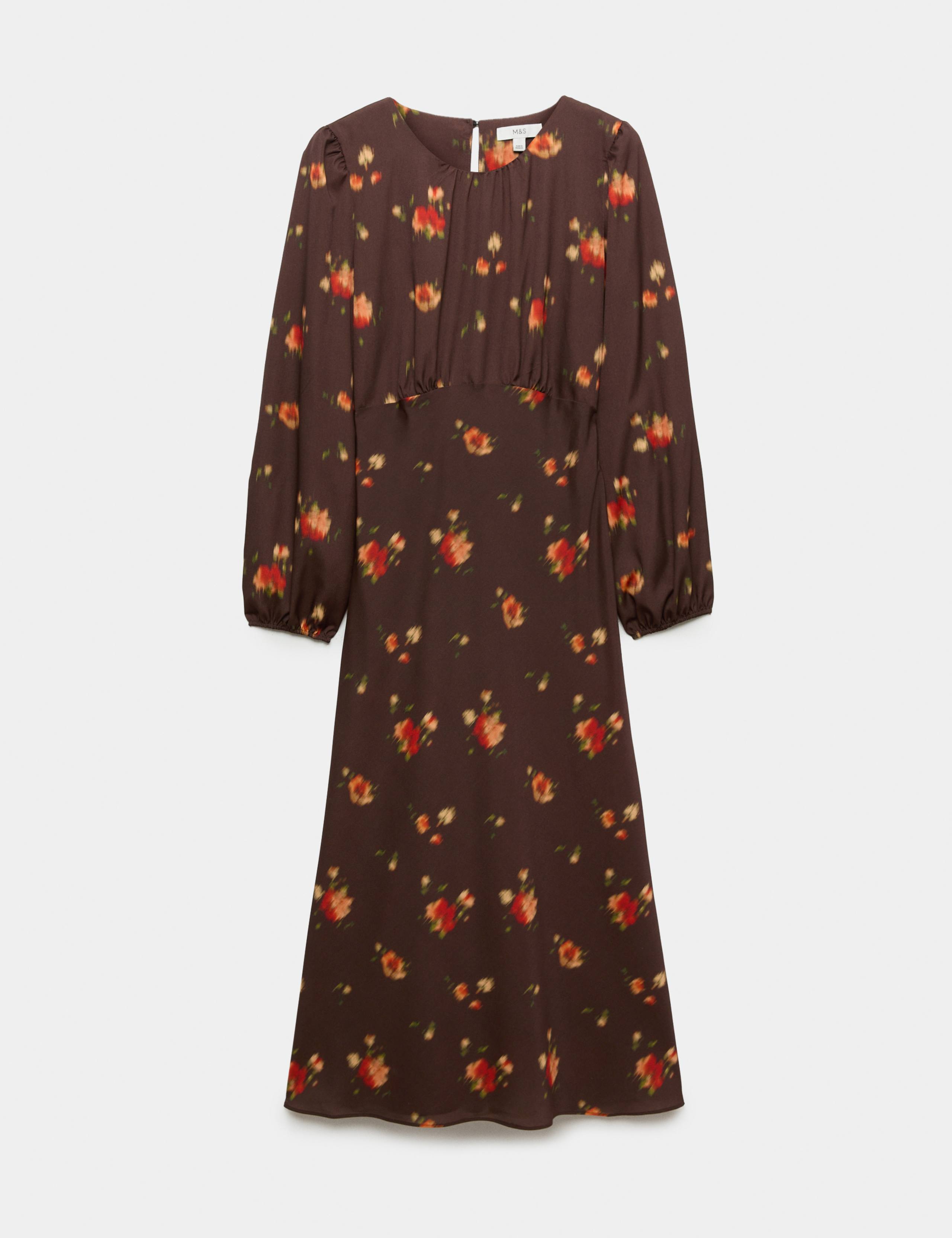 Floral Midi Tea Dress 2 of 6