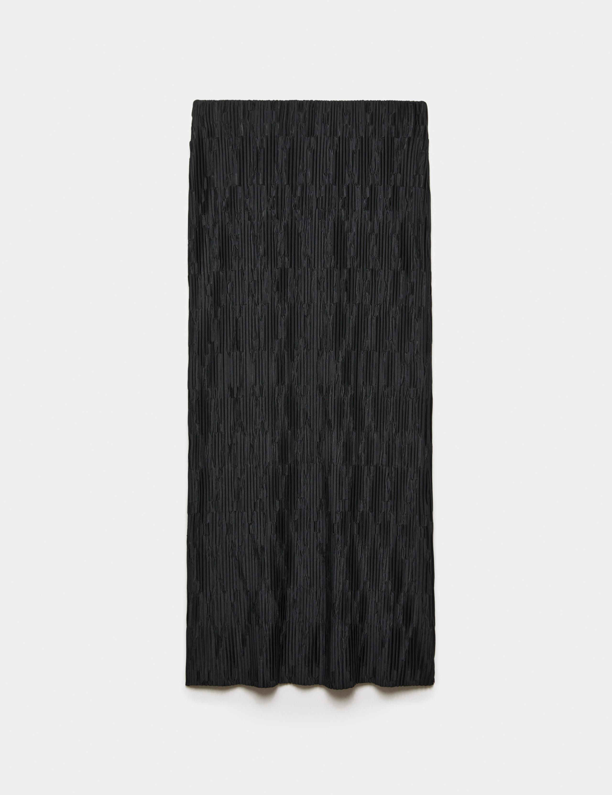 Plisse Midi Column Skirt 2 of 6