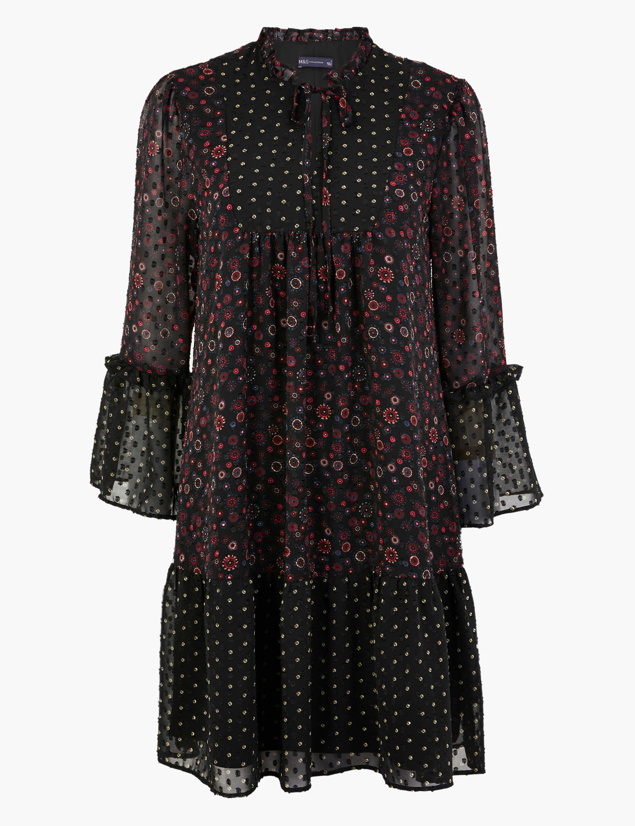 Floral Relaxed Mini Dress 2 of 5