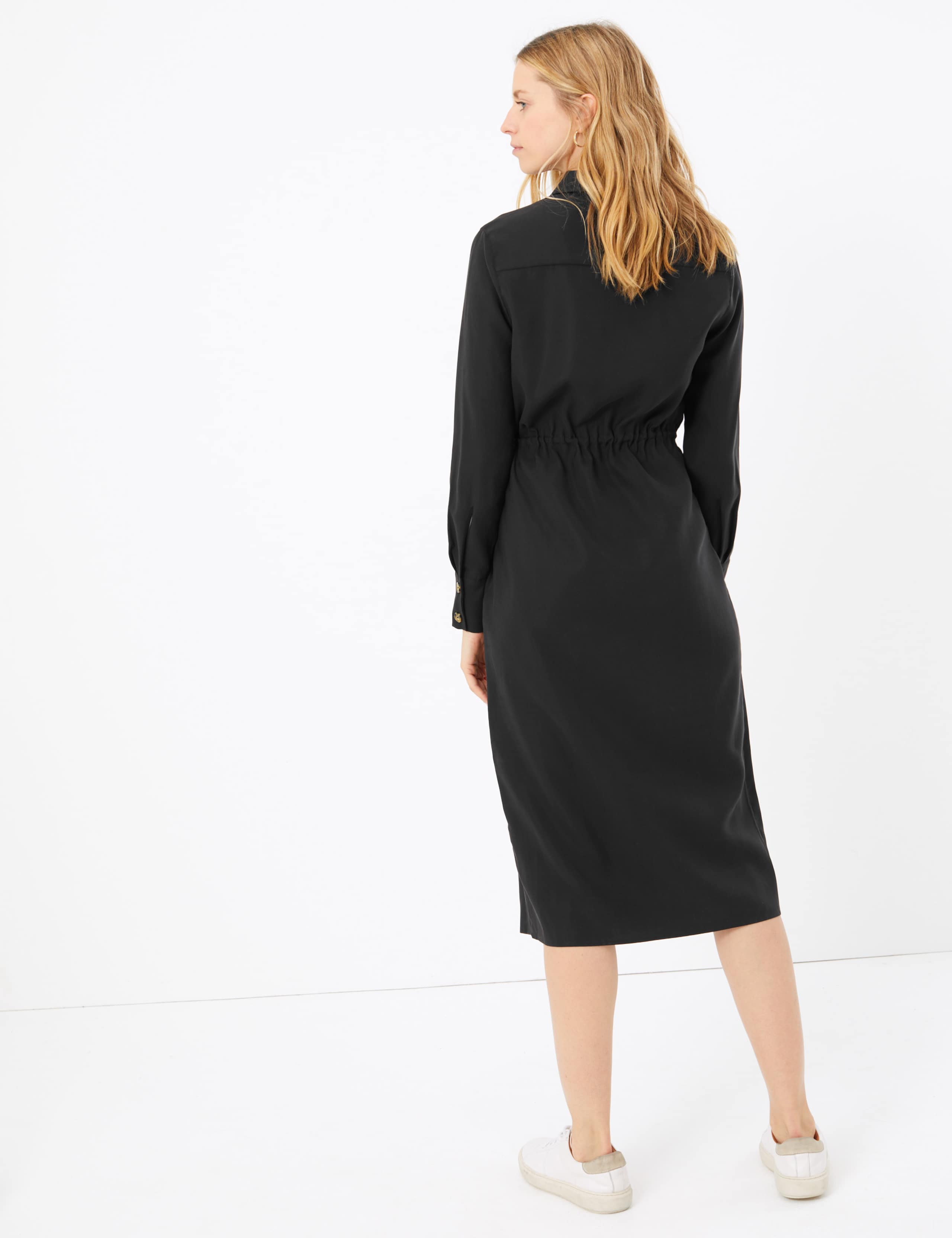 Pocket Utility Shirt Midi Dress 4 of 5
