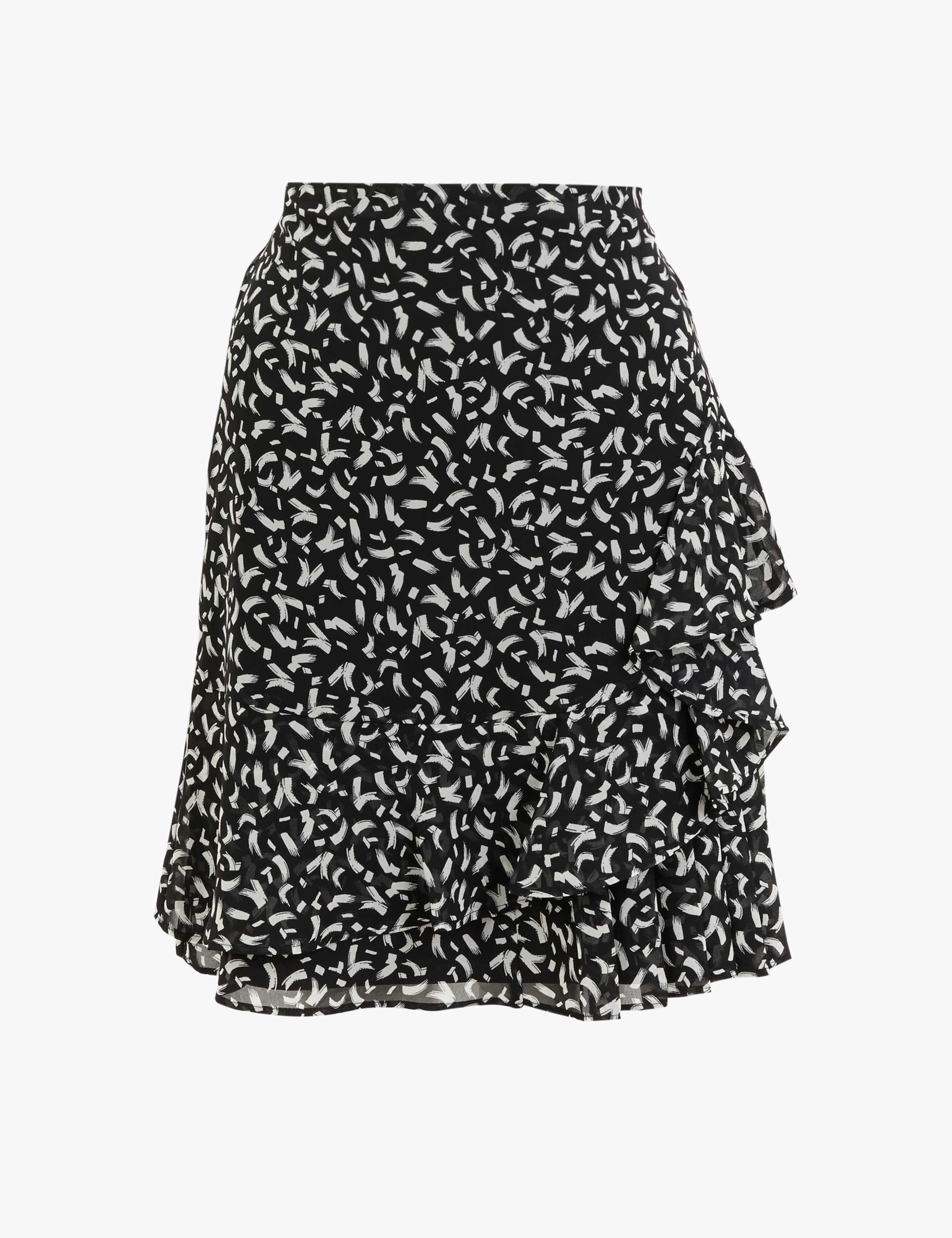 Ruffle Mini A-Line Skirt 2 of 4