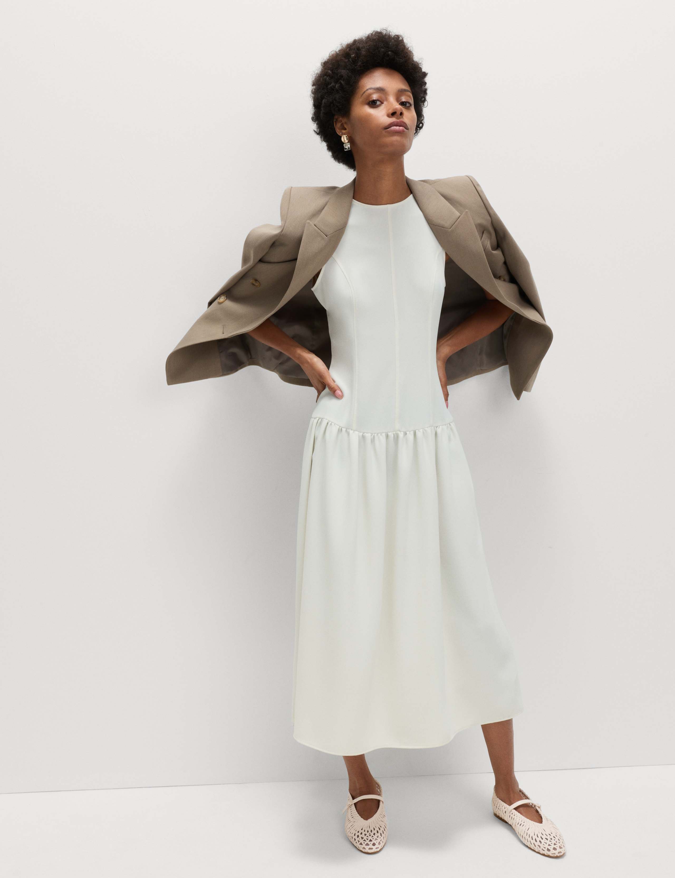 Midaxi Waisted Dress 5 of 7