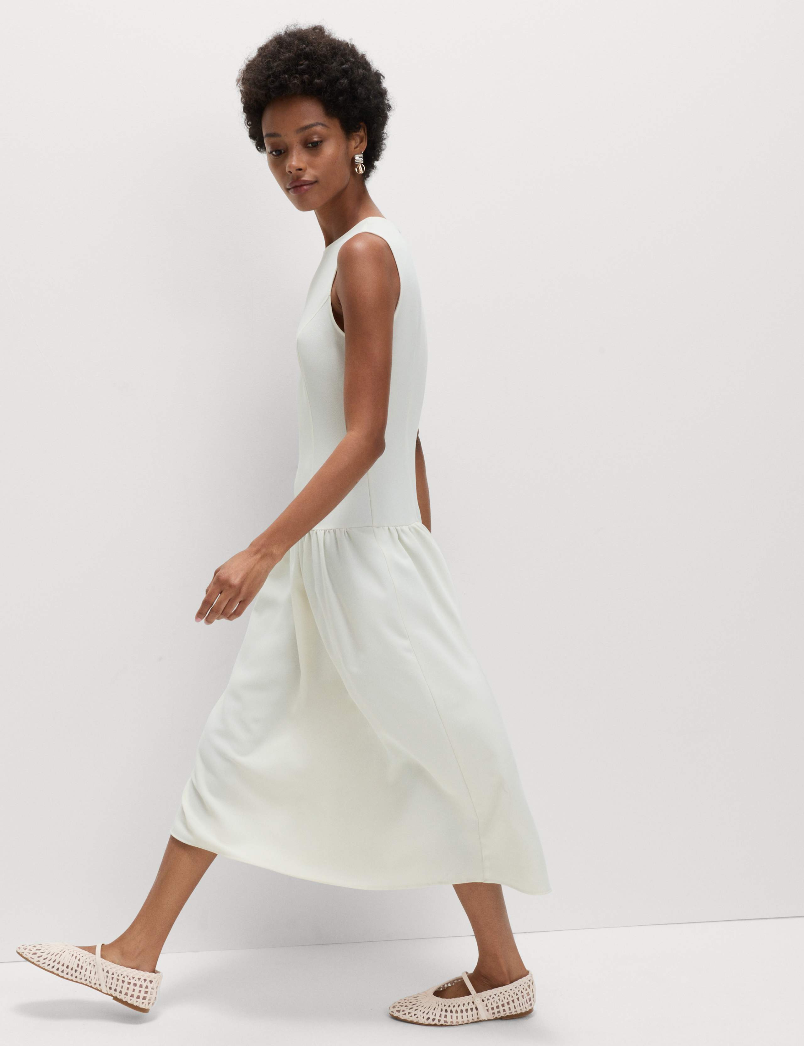 Midaxi Waisted Dress 6 of 7