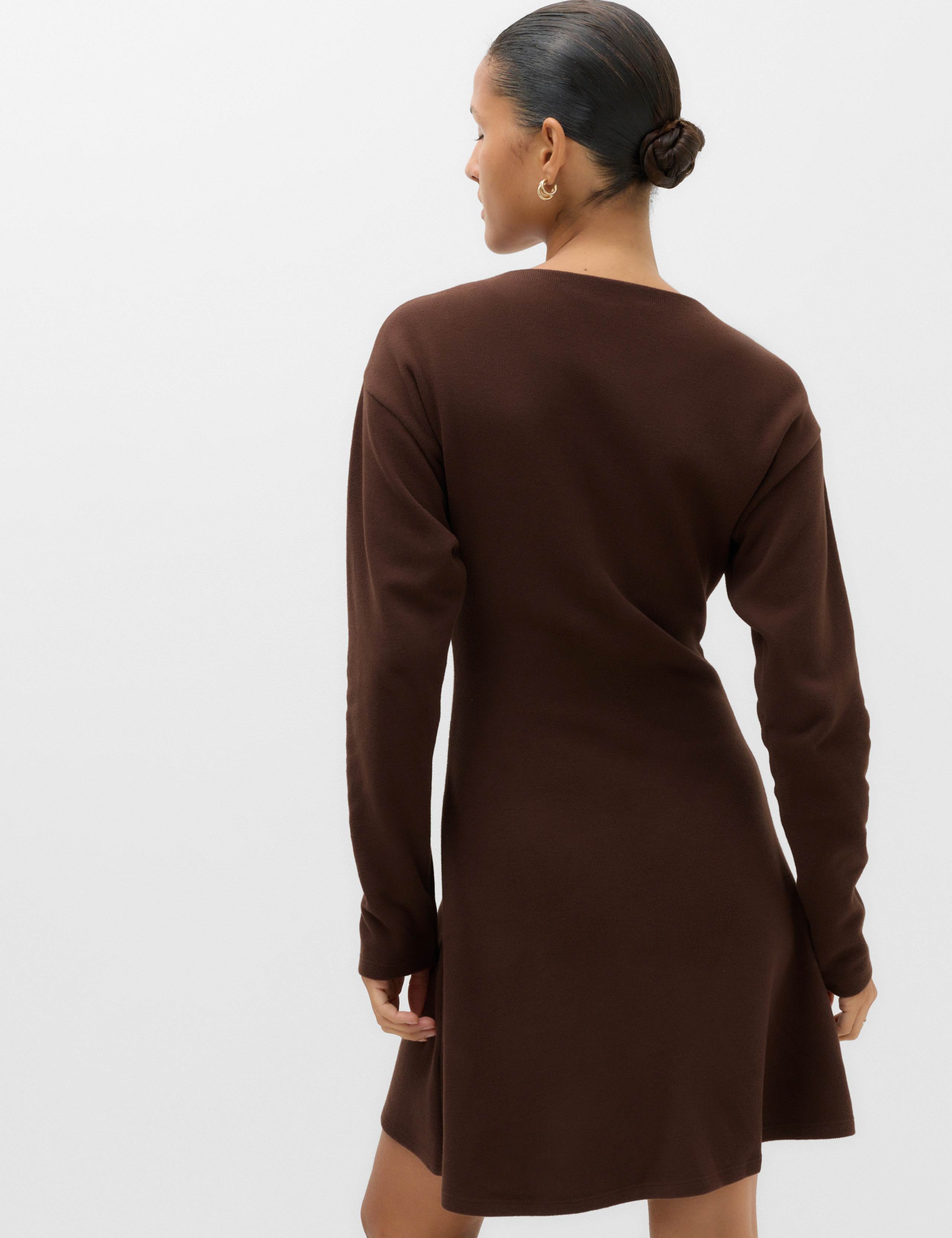 Cotton Rich Cosy Mini Skater Dress 4 of 5