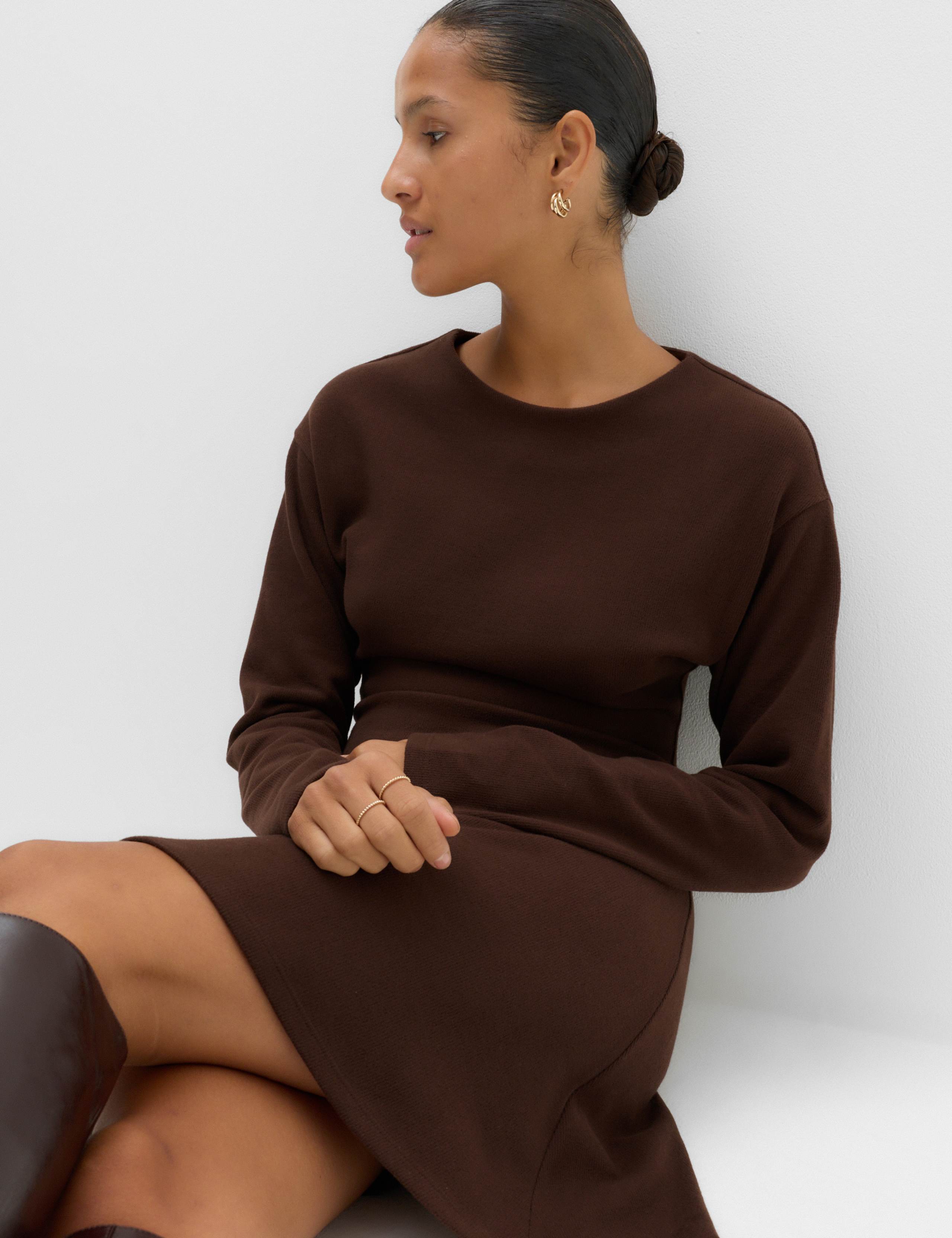 Cotton Rich Cosy Mini Skater Dress 5 of 5