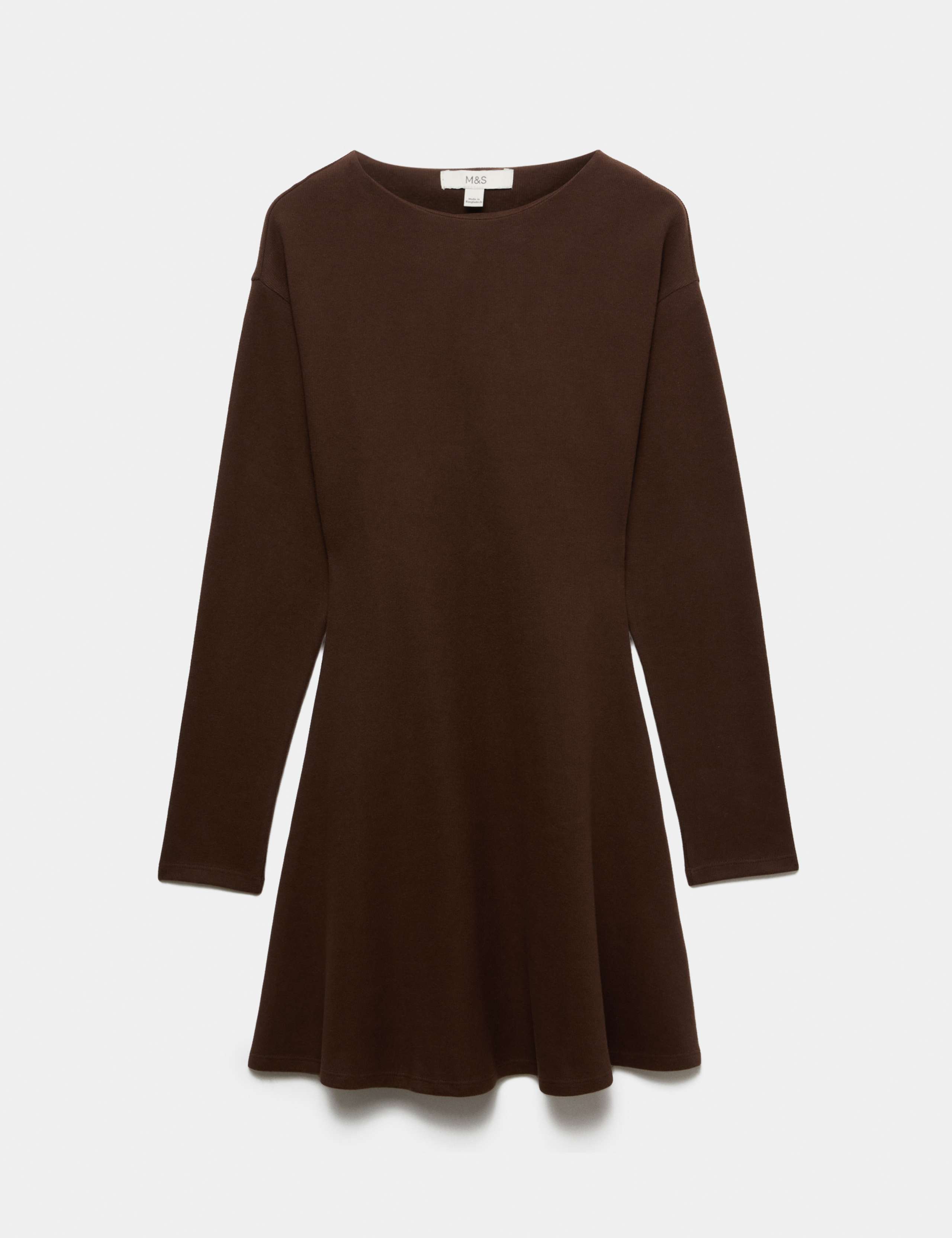 Cotton Rich Cosy Mini Skater Dress 2 of 5