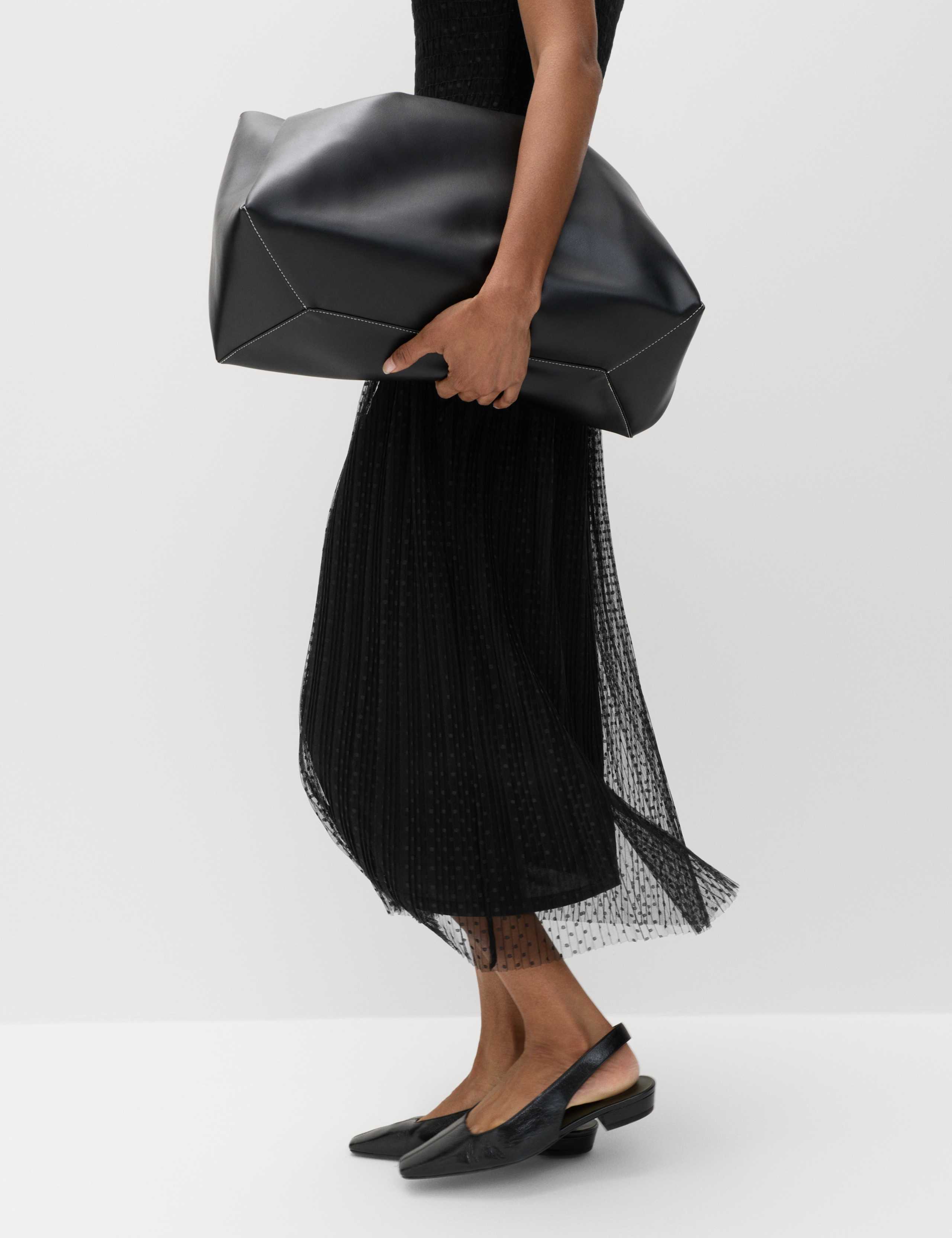 Mesh Jersey Midaxi Shirred Dress 3 of 7