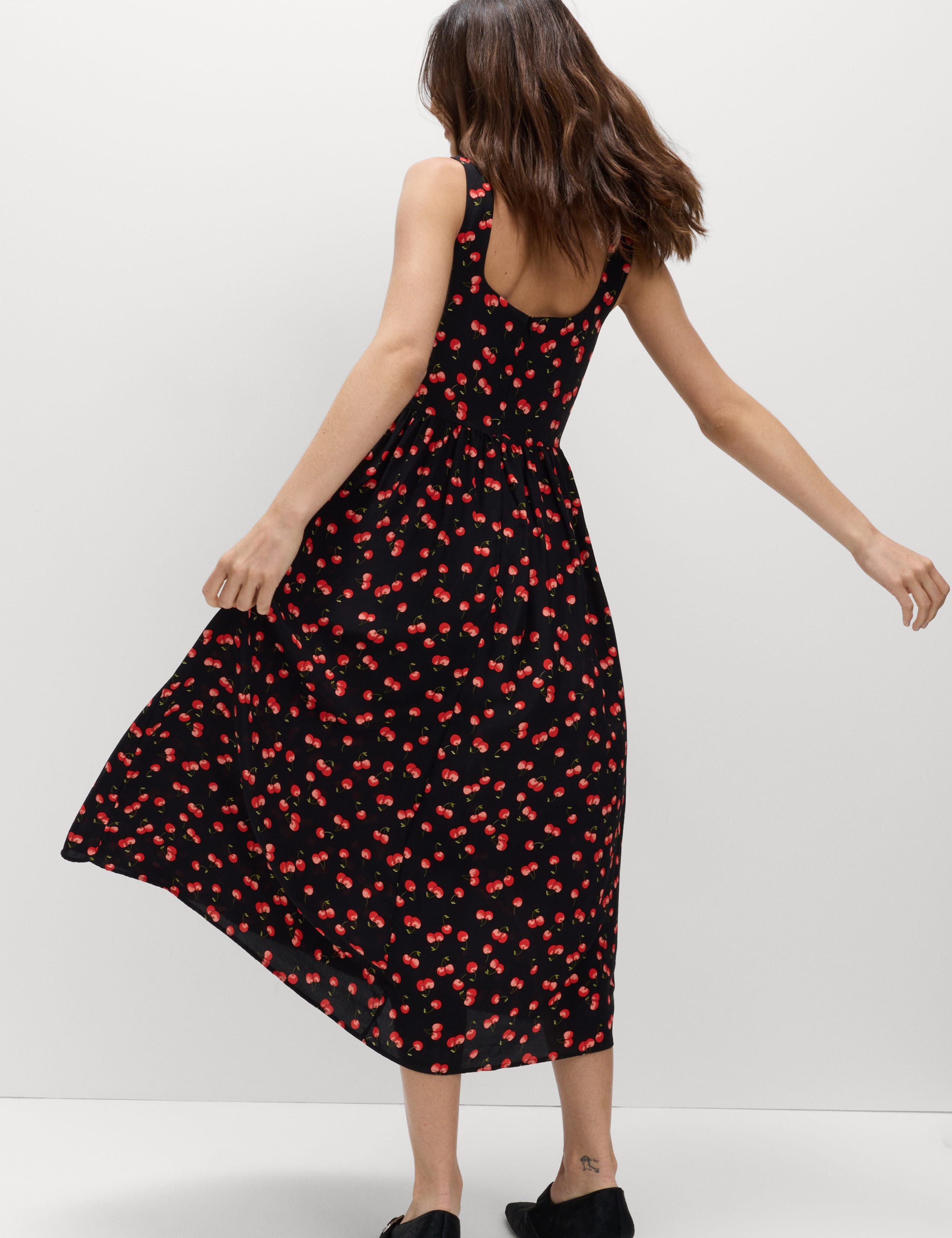 Printed Corset Waisted Dress 6 of 6