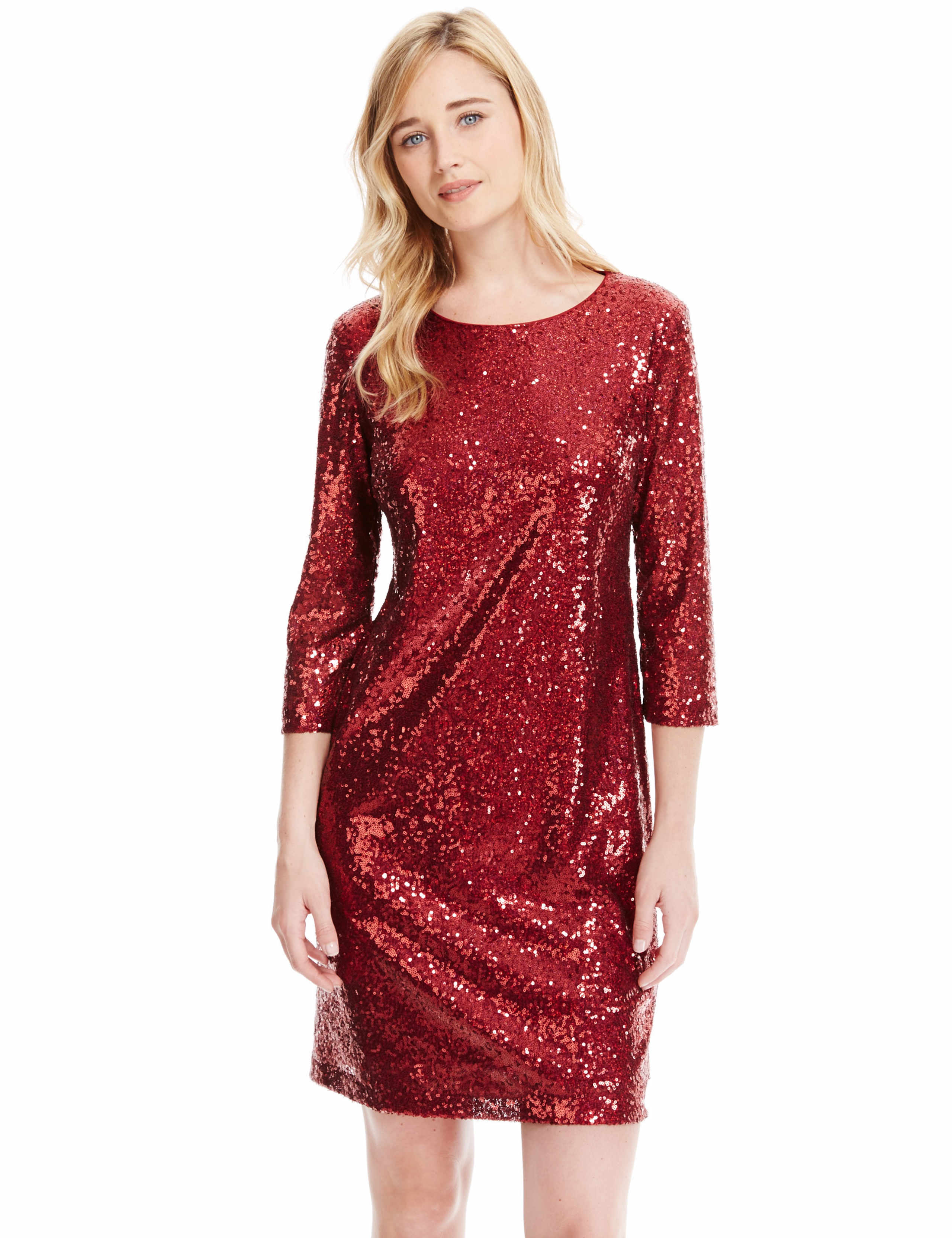 Sequin Embellished Tunic Dress 1 of 4