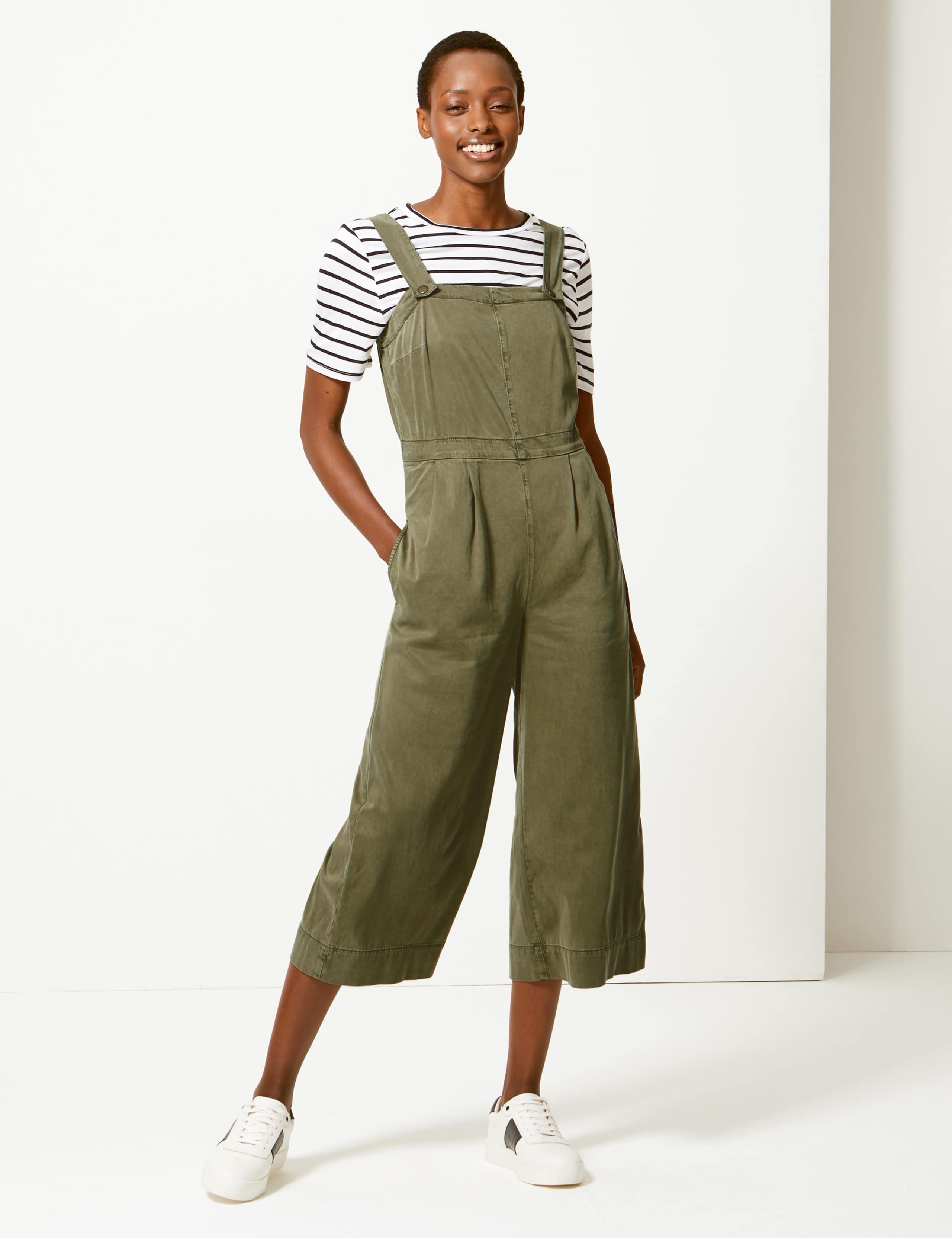Cotton Blend Utility Jumpsuit 4 of 4