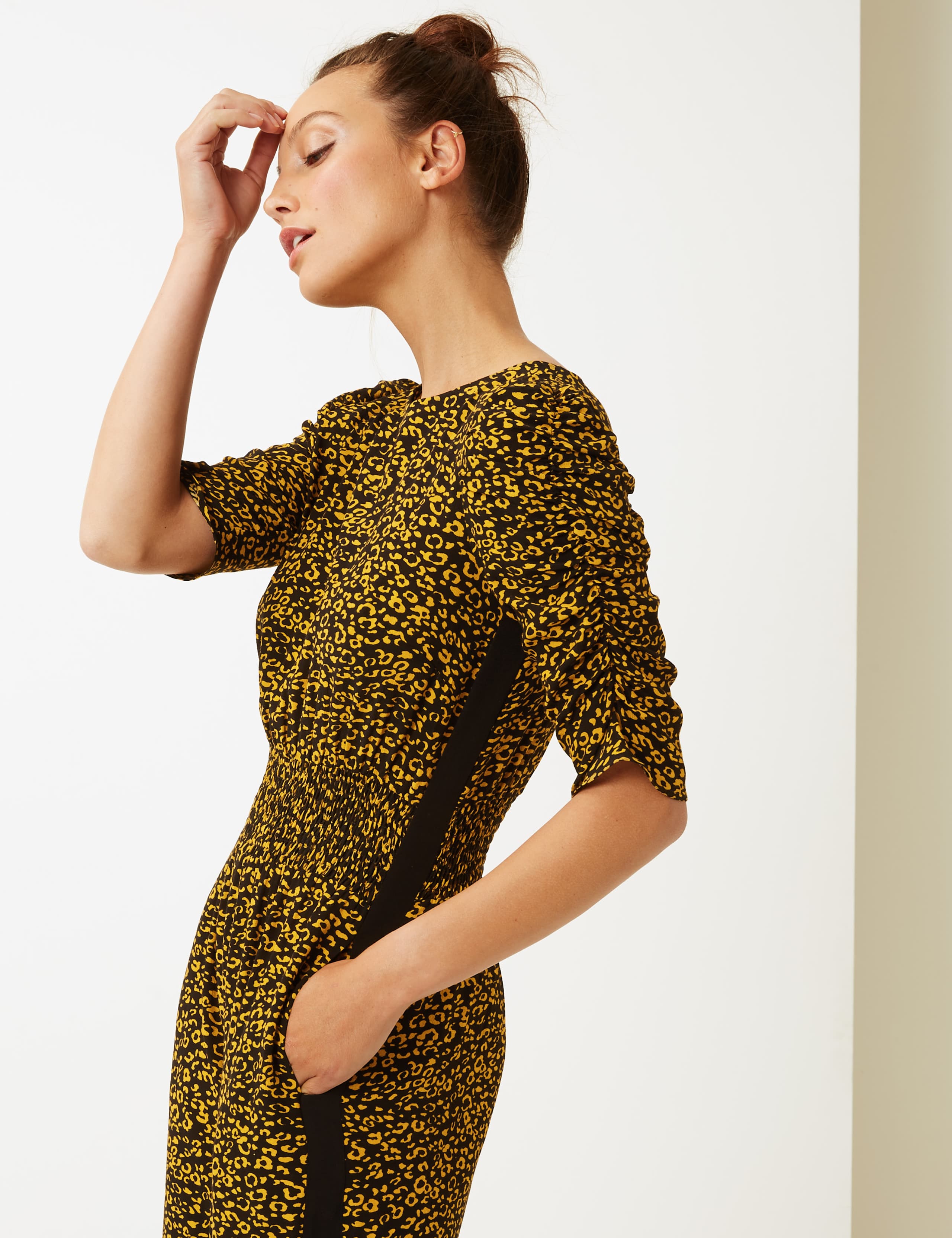 Animal Print Maxi Jumpsuit 3 of 4