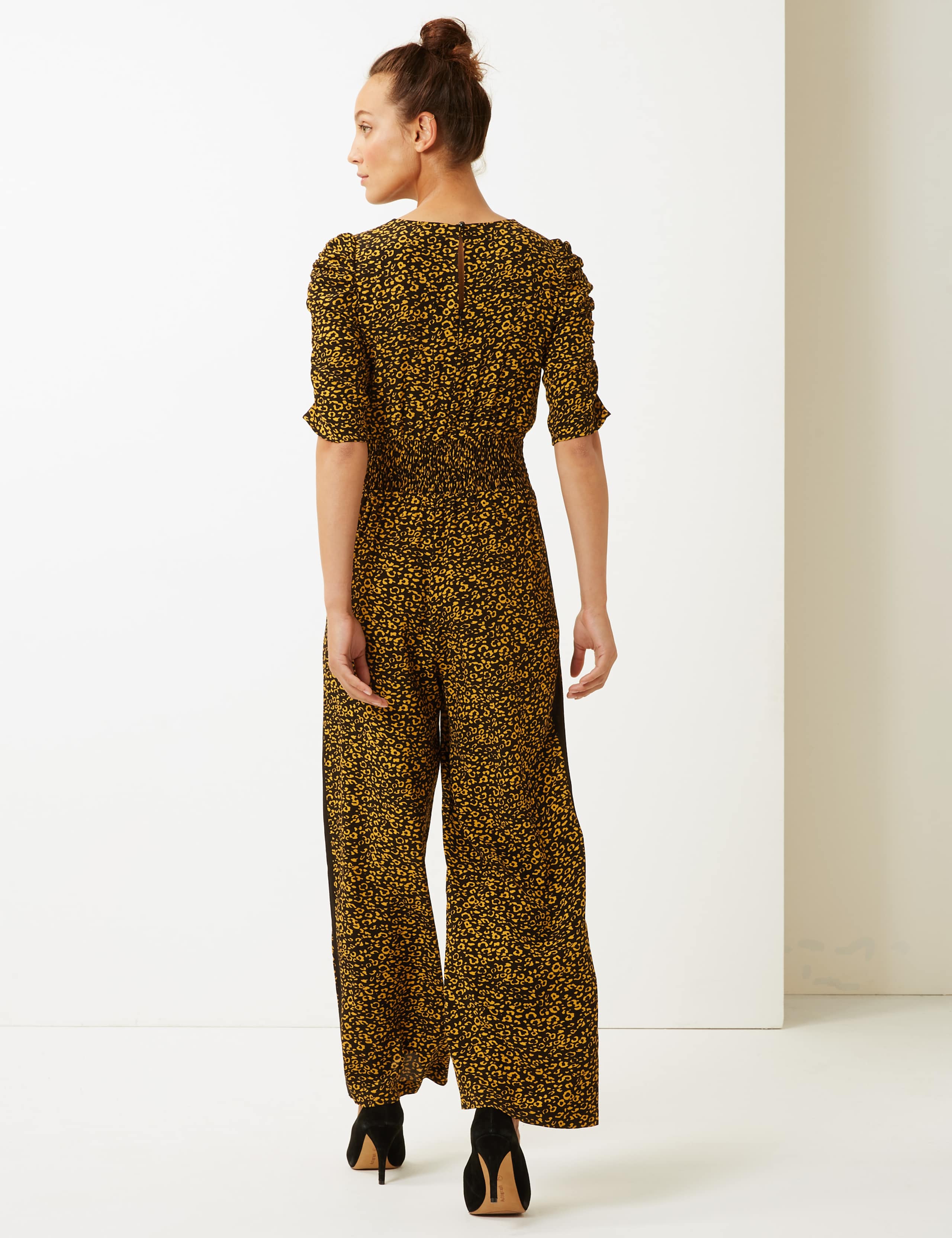 Animal Print Maxi Jumpsuit 4 of 4