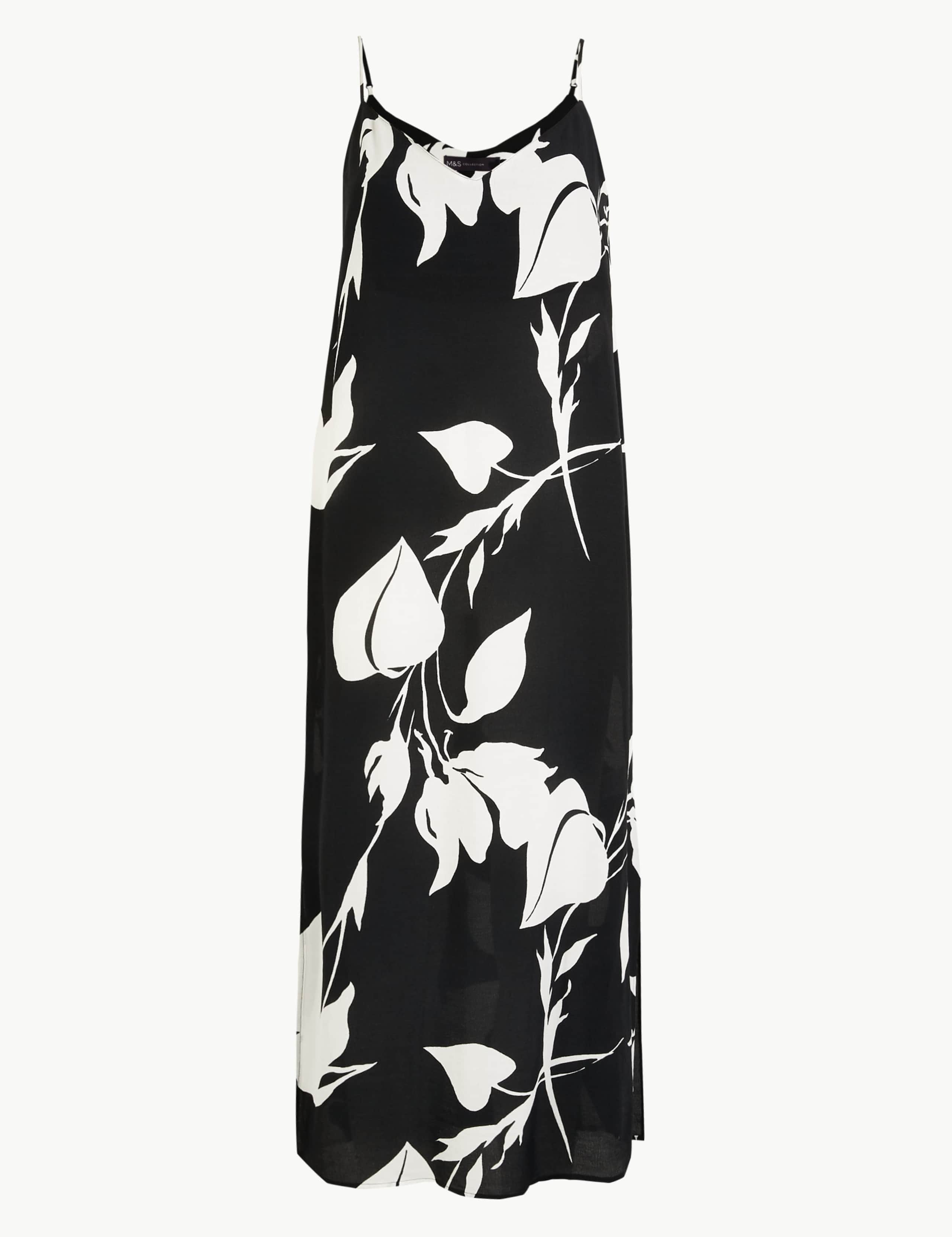 Printed Slip Midi Dress 2 of 4