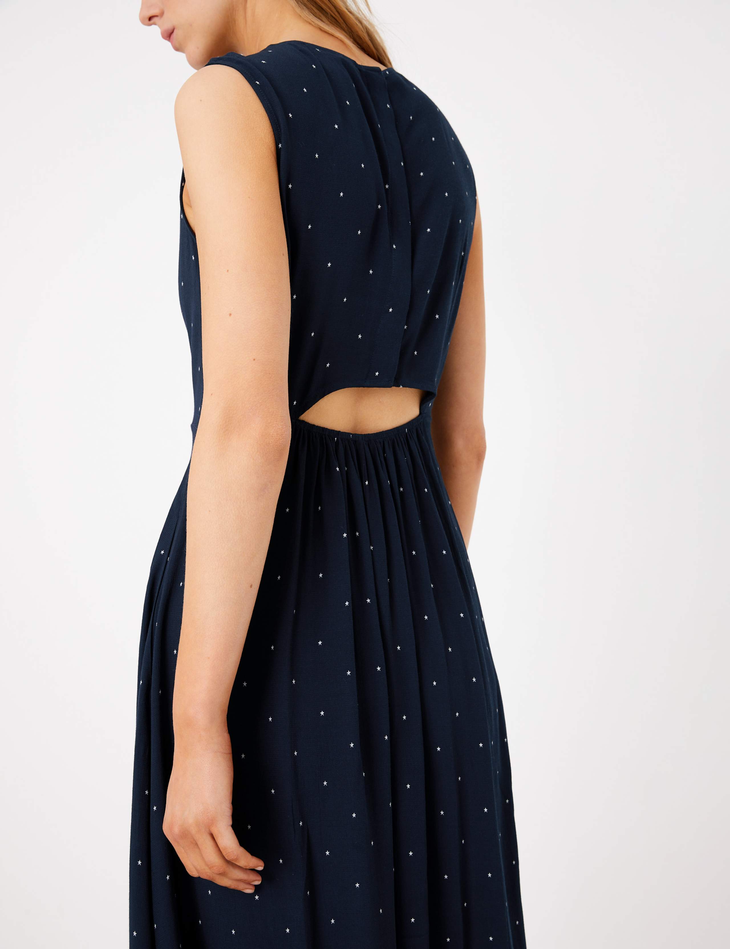 Printed Midi Waisted Dress 6 of 6