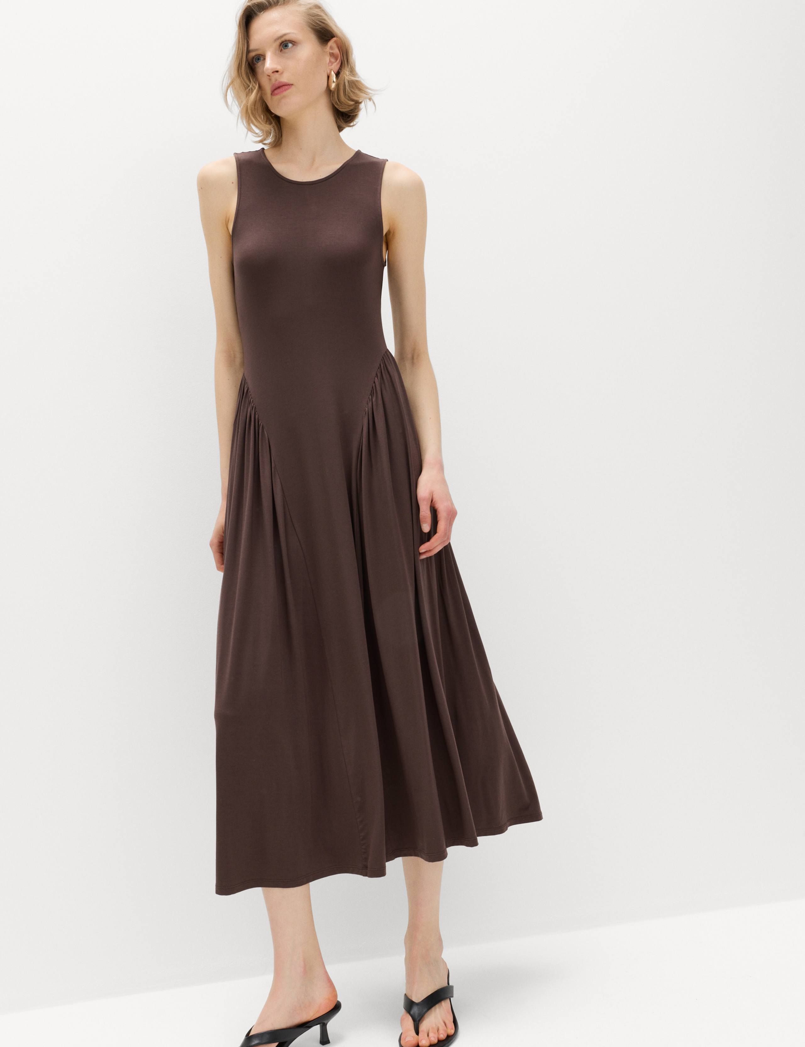 Lyocell Rich Dropped Waist Midi Dress 3 of 7