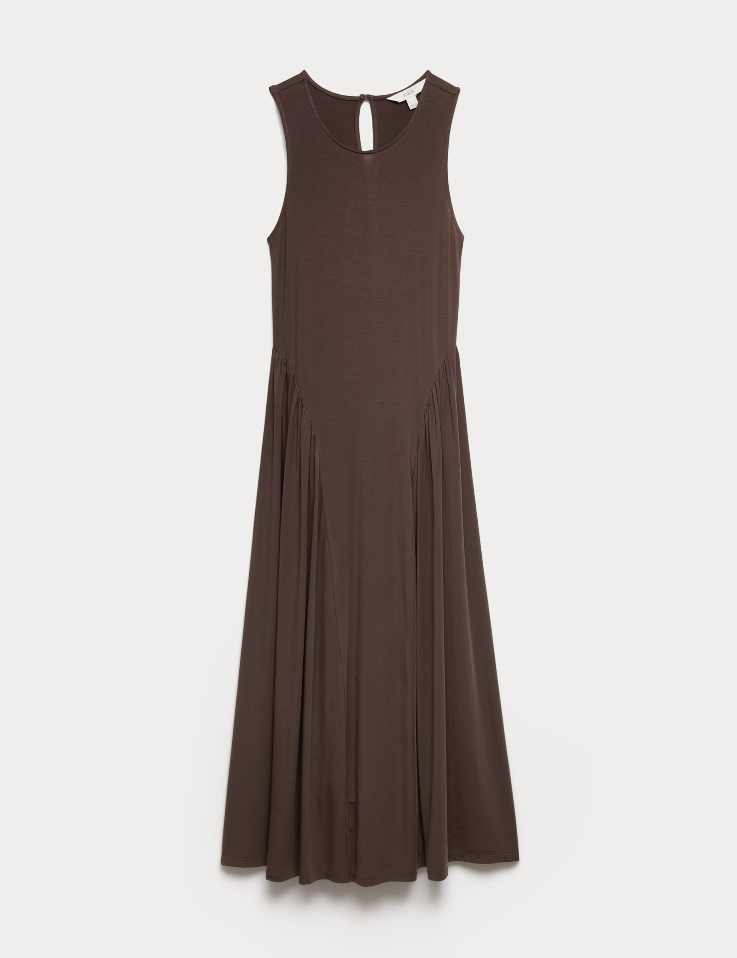 Lyocell Rich Dropped Waist Midi Dress 2 of 7