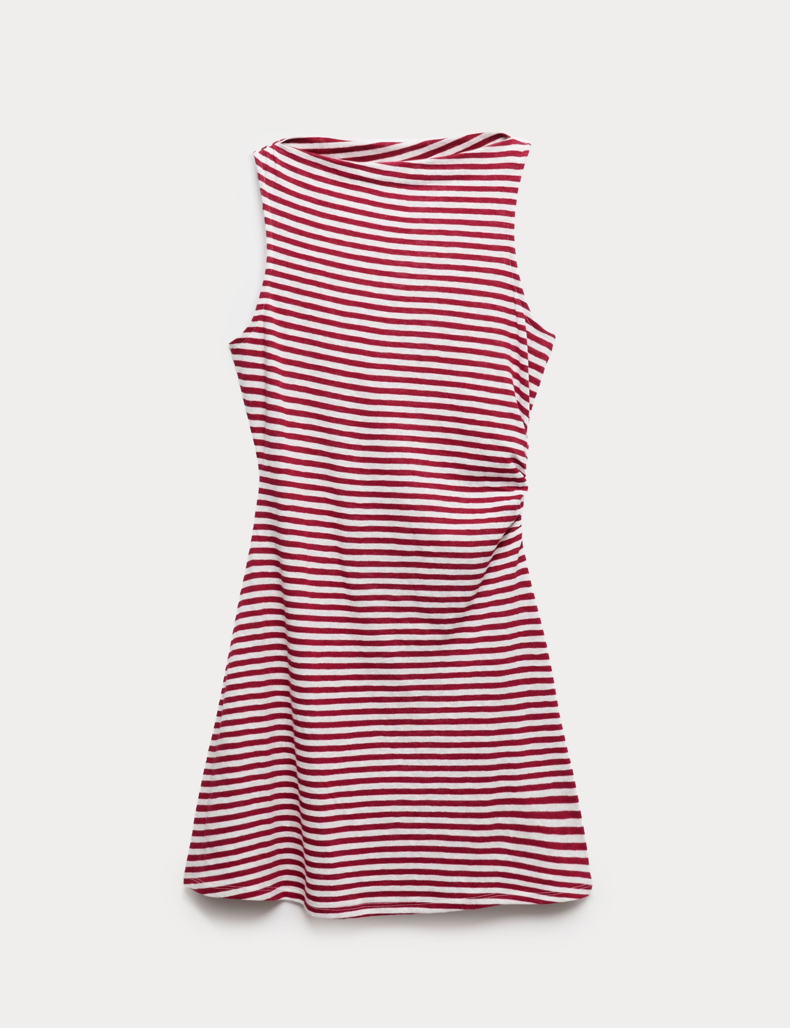 Cotton Rich Striped Mini Column Dress 2 of 7