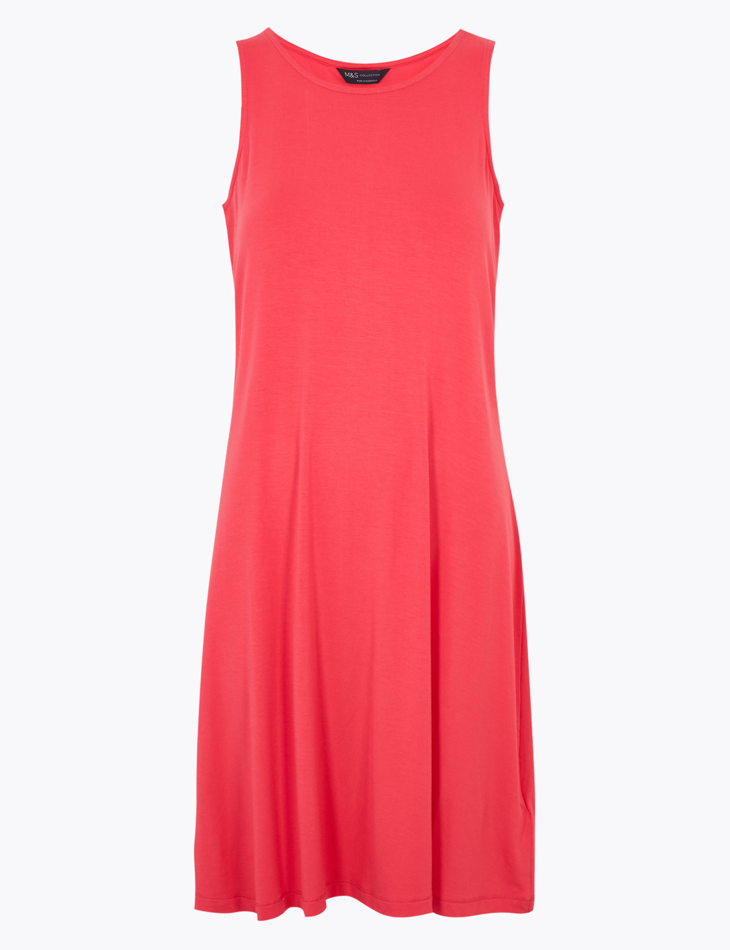 Jersey Sleeveless Mini Swing Dress 2 of 4