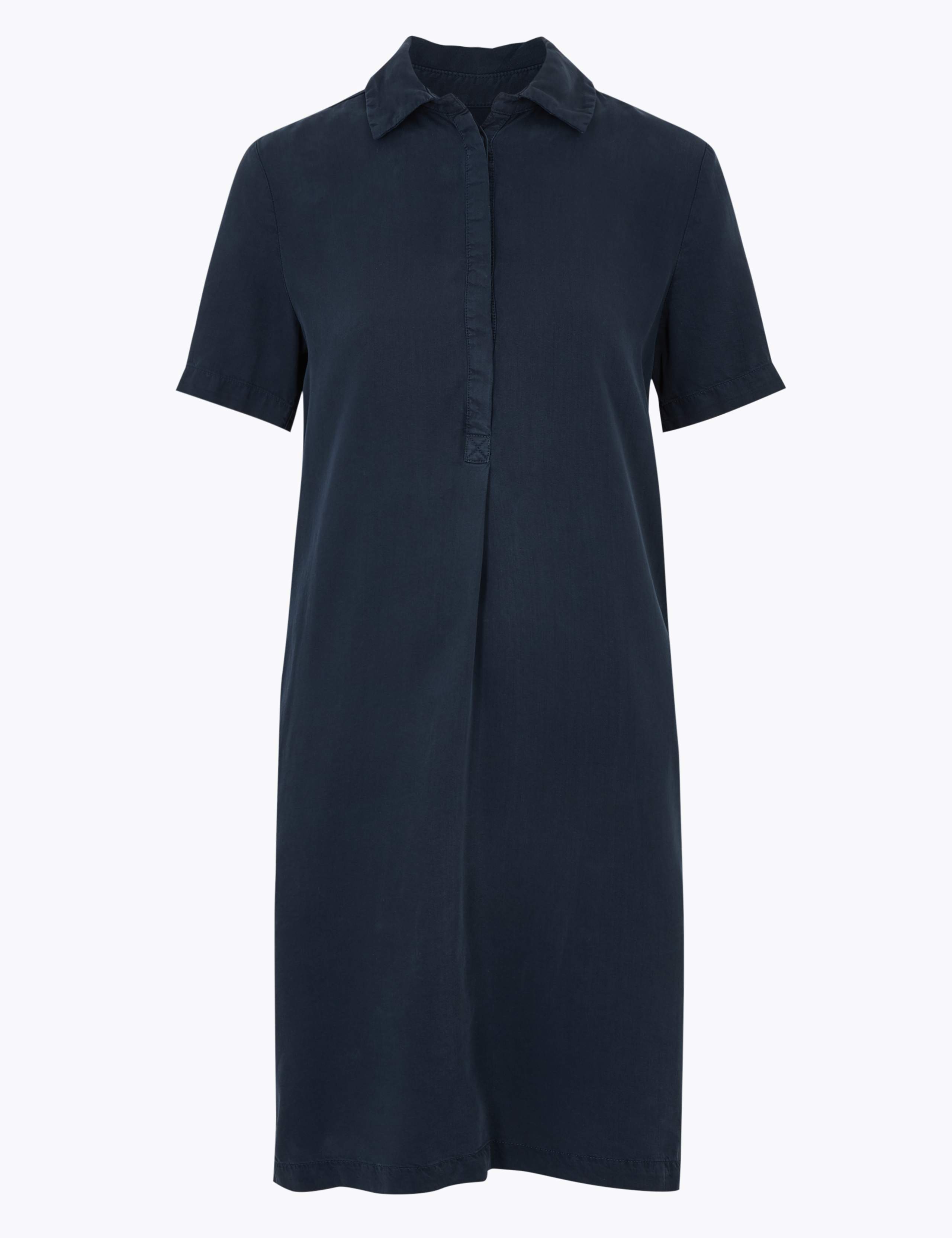 Tencel™ Knee Length Shift Dress 1 of 1