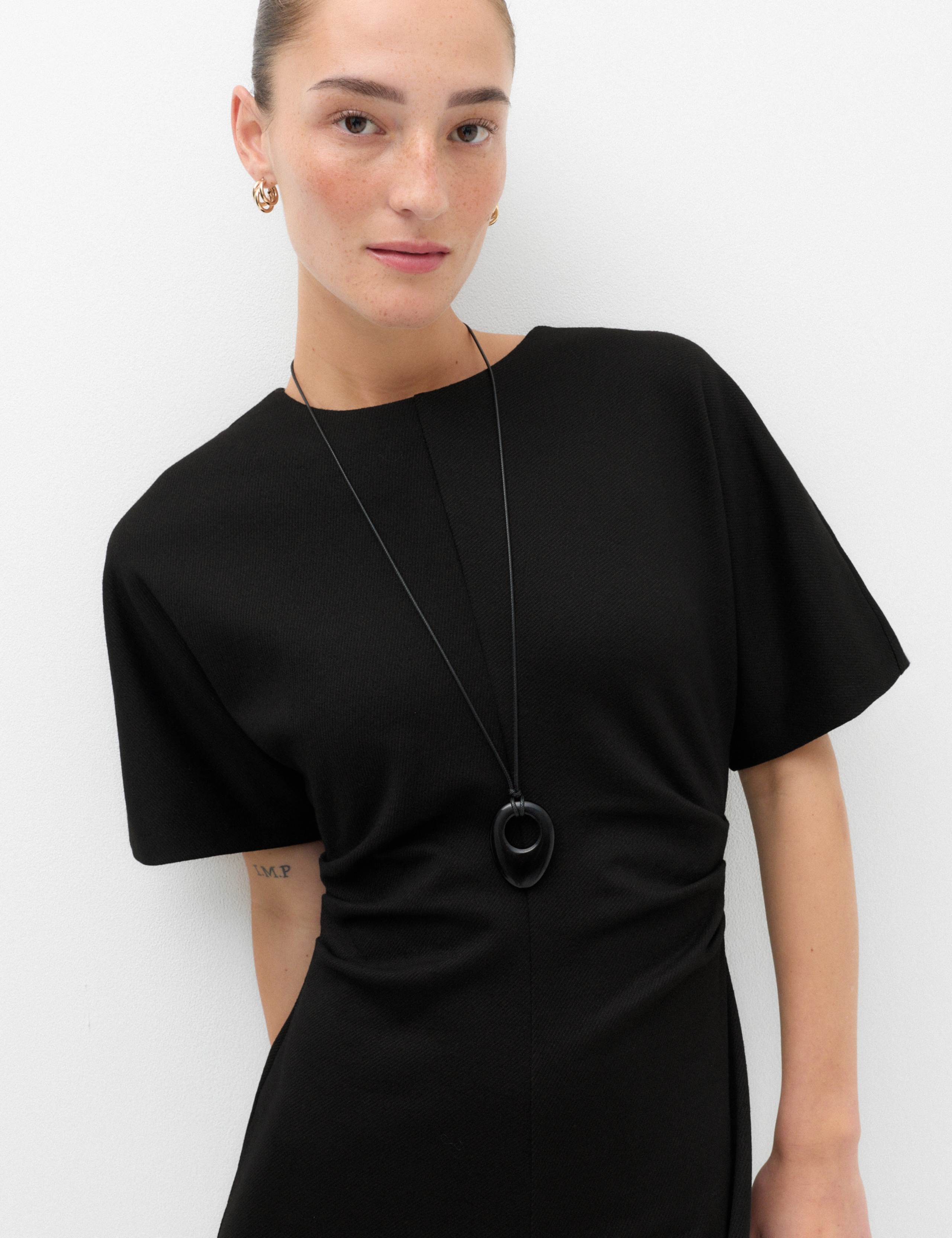 Jersey Ruched Midi Column Dress 6 of 6
