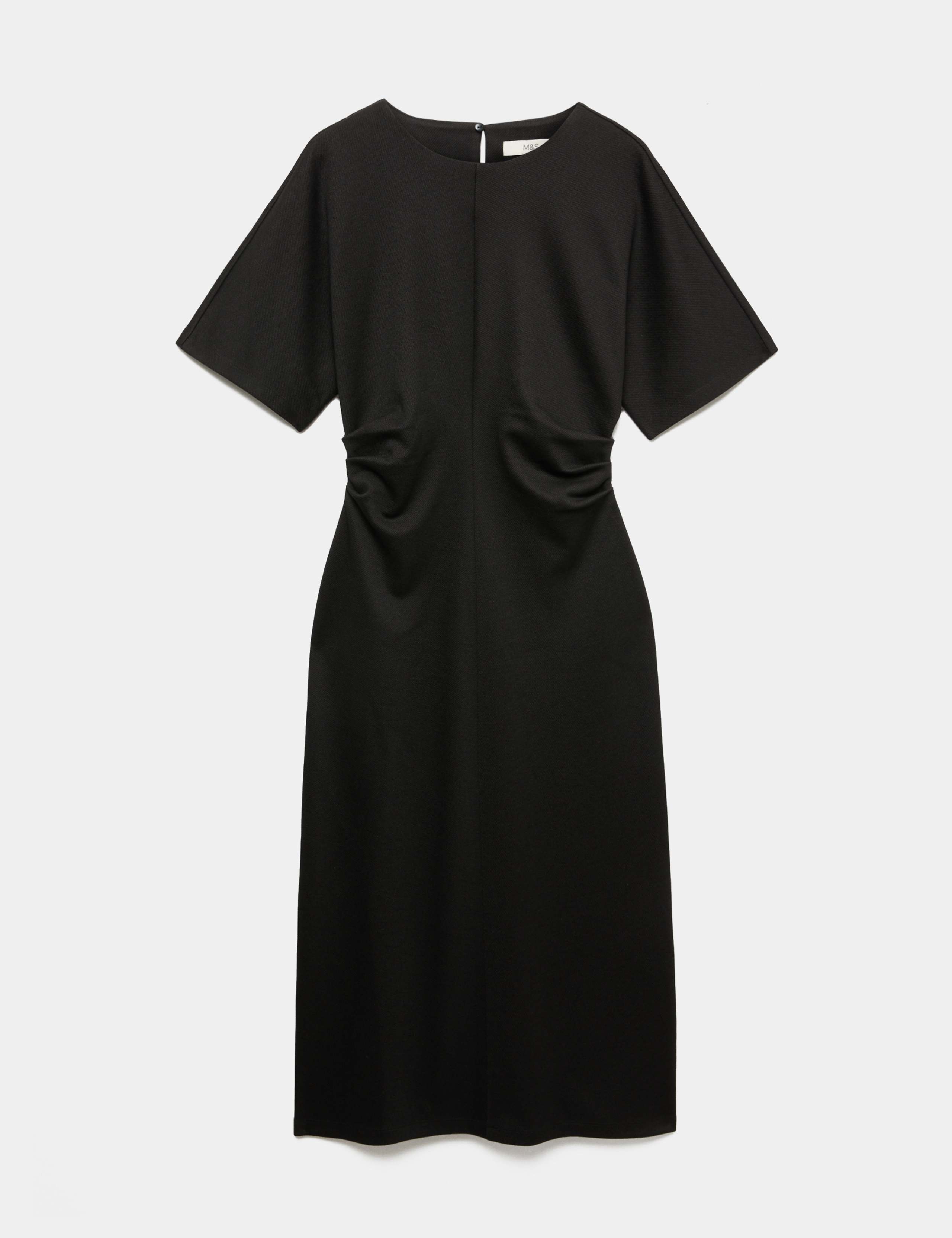 Jersey Ruched Midi Column Dress 2 of 6
