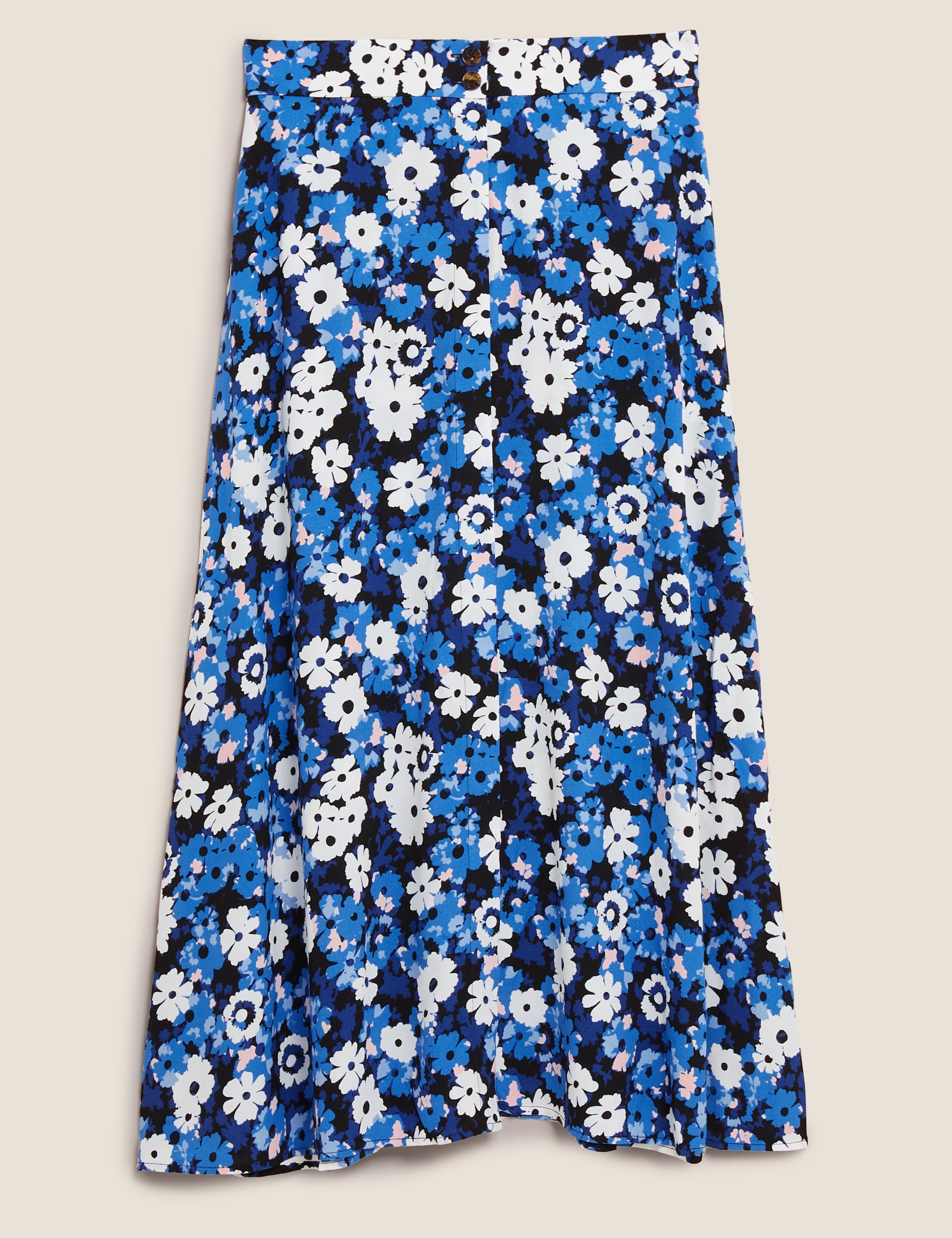 Floral Midi A-Line Skirt 2 of 5