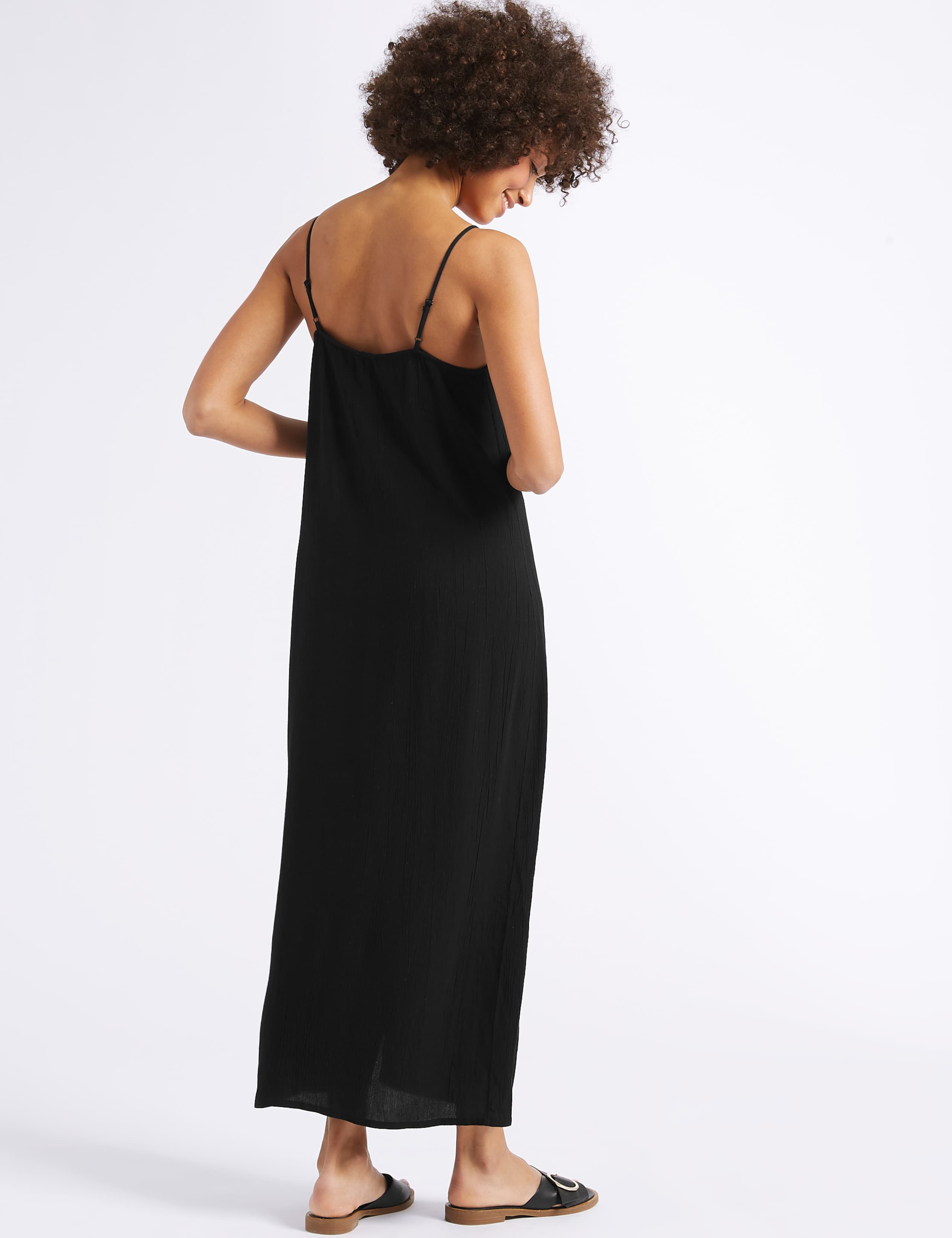 Front Split Slip Midi Dress 5 of 5