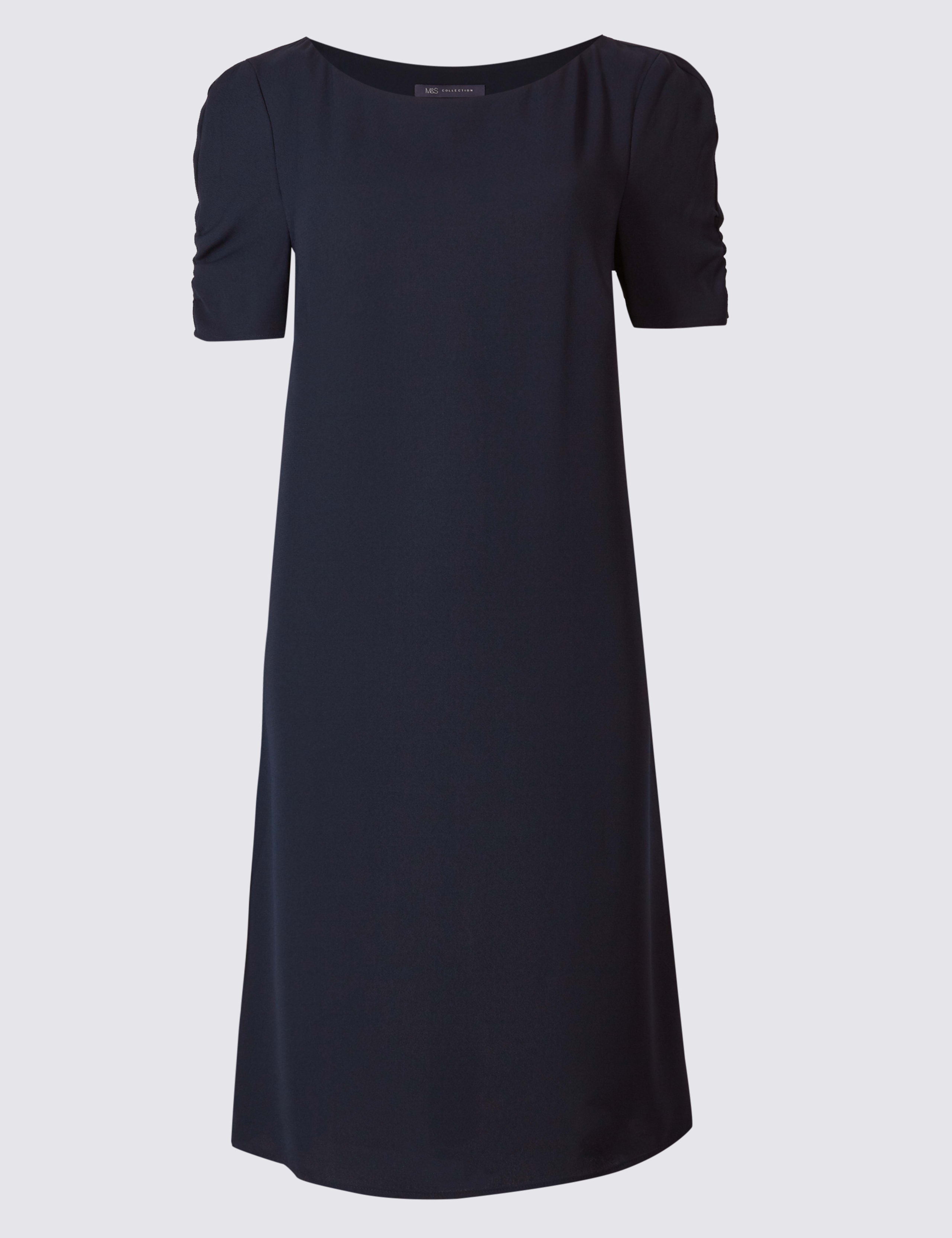 Ruched Sleeve Tunic Dress 2 of 5