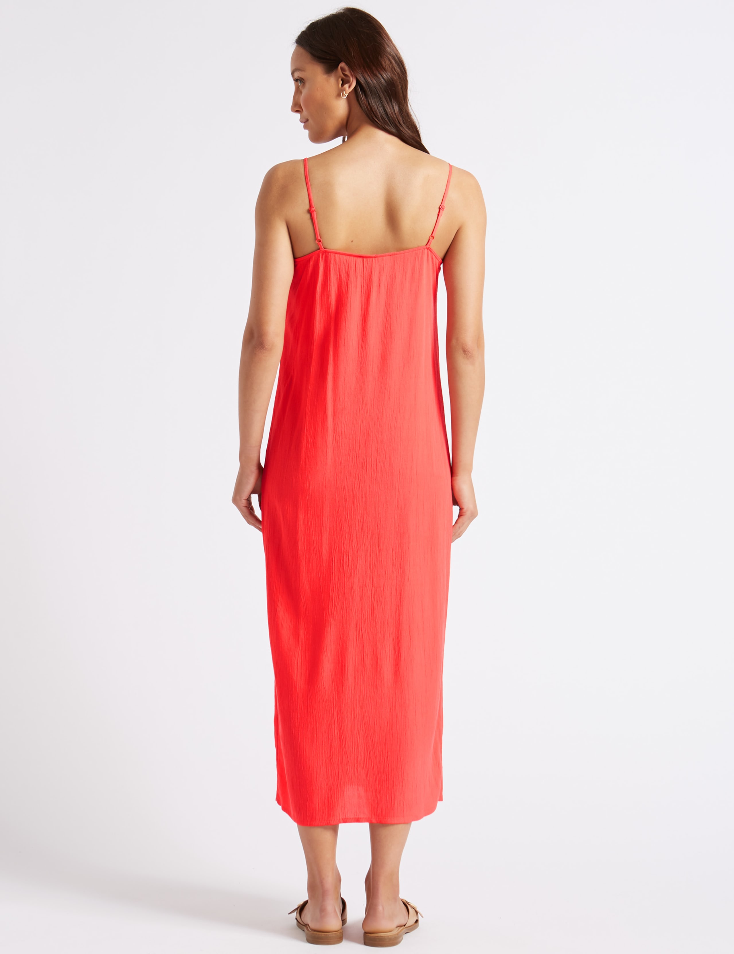 Front Split Slip Midi Dress 5 of 5