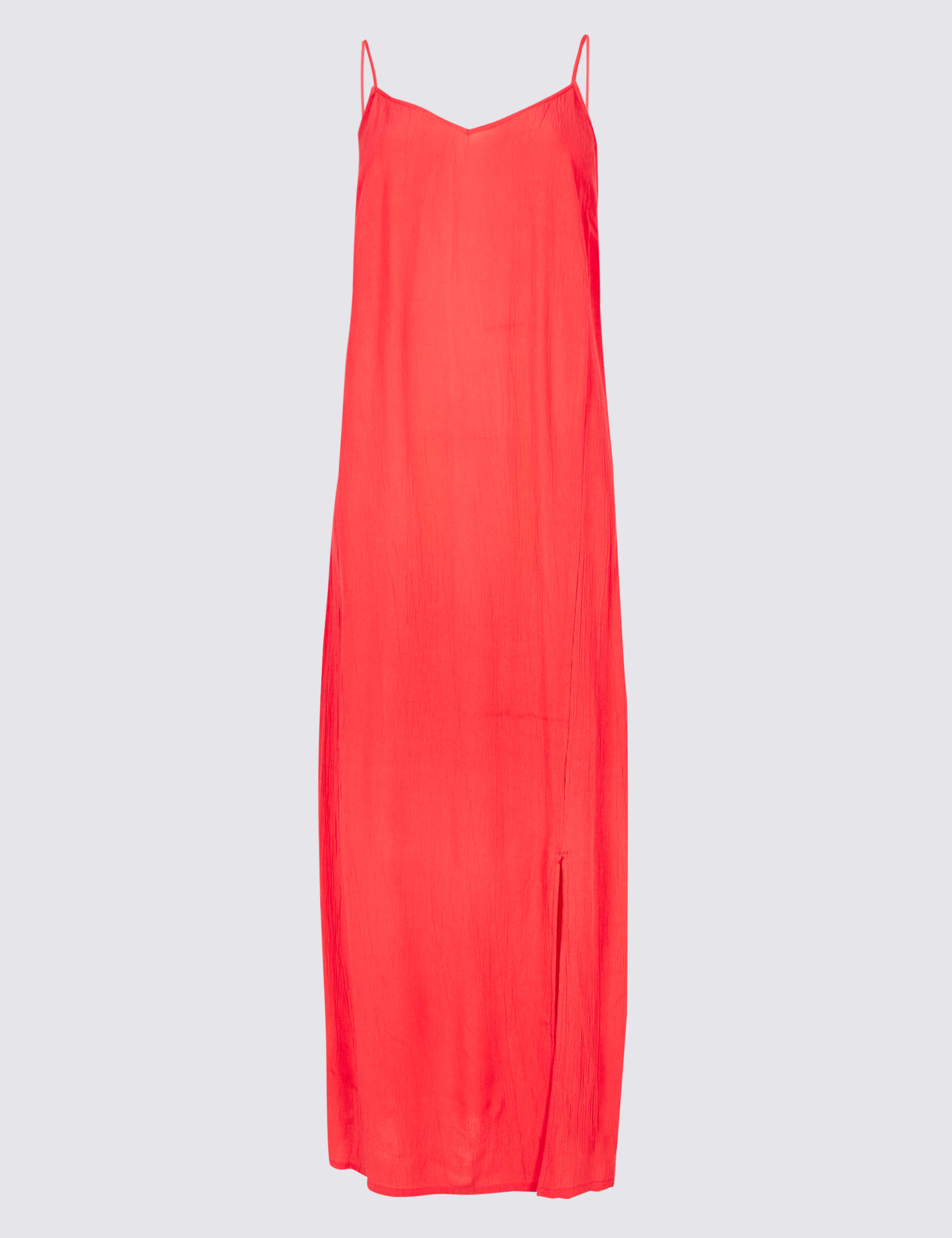 Front Split Slip Midi Dress 2 of 5