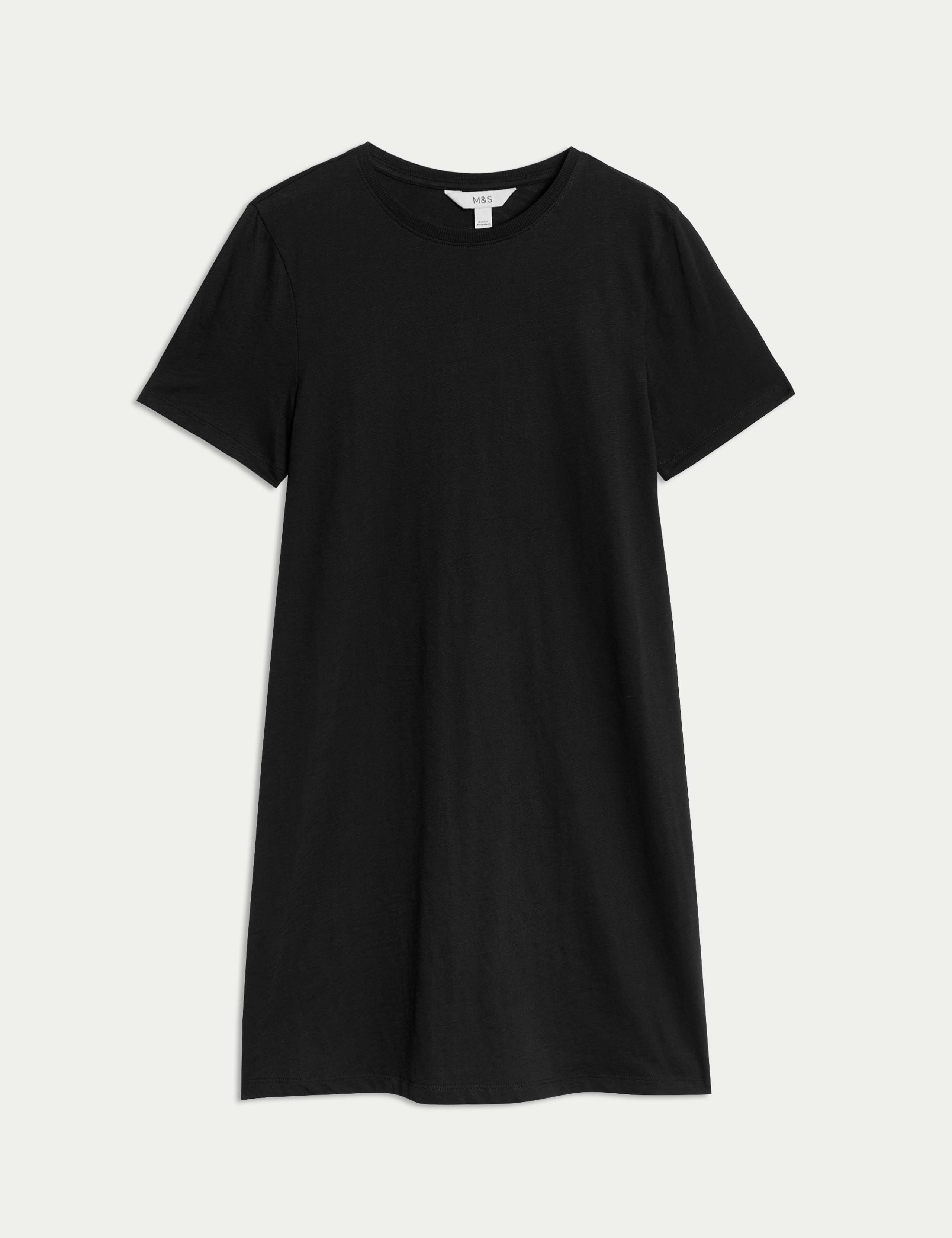 Pure Cotton Mini T-Shirt Dress 2 of 5