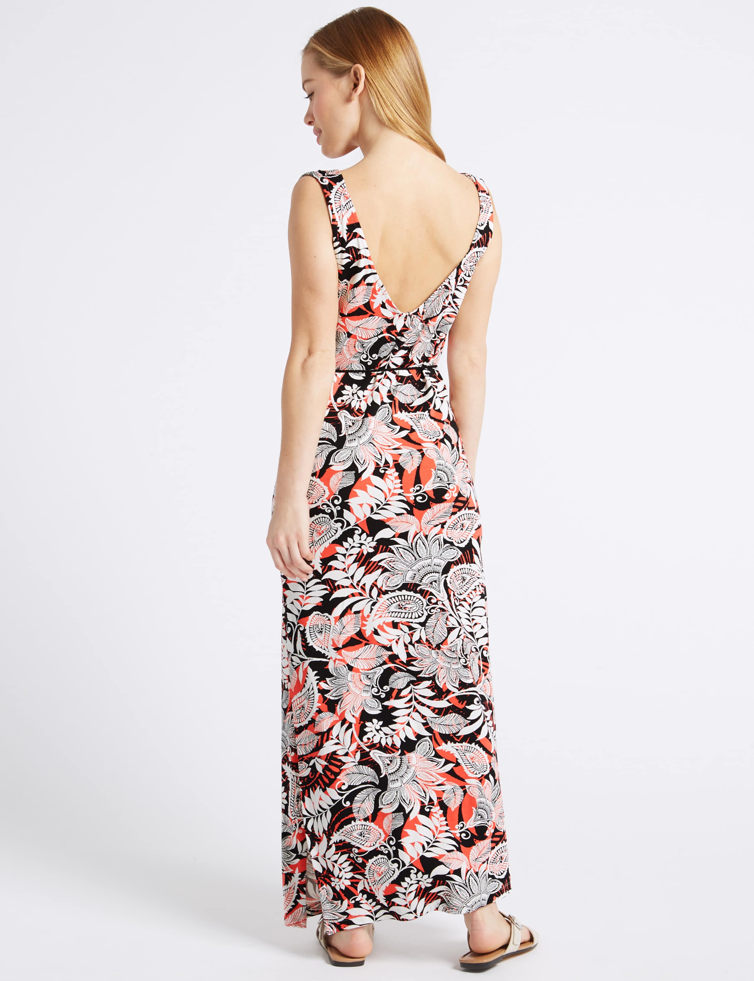 PETITE Paisley Print Slip Maxi Dress 4 of 5