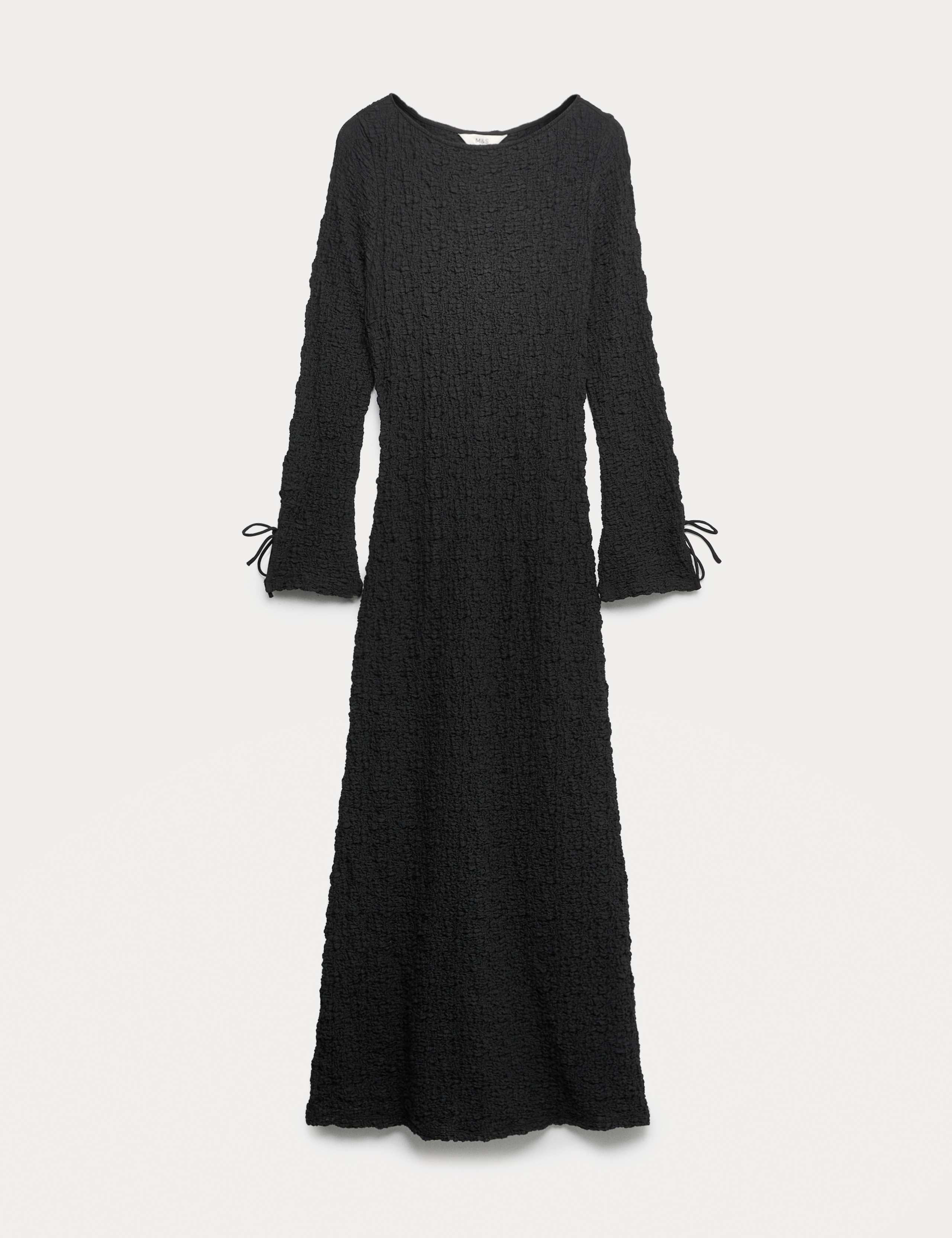 Cotton Rich Textured Midi Column Dress 2 of 6