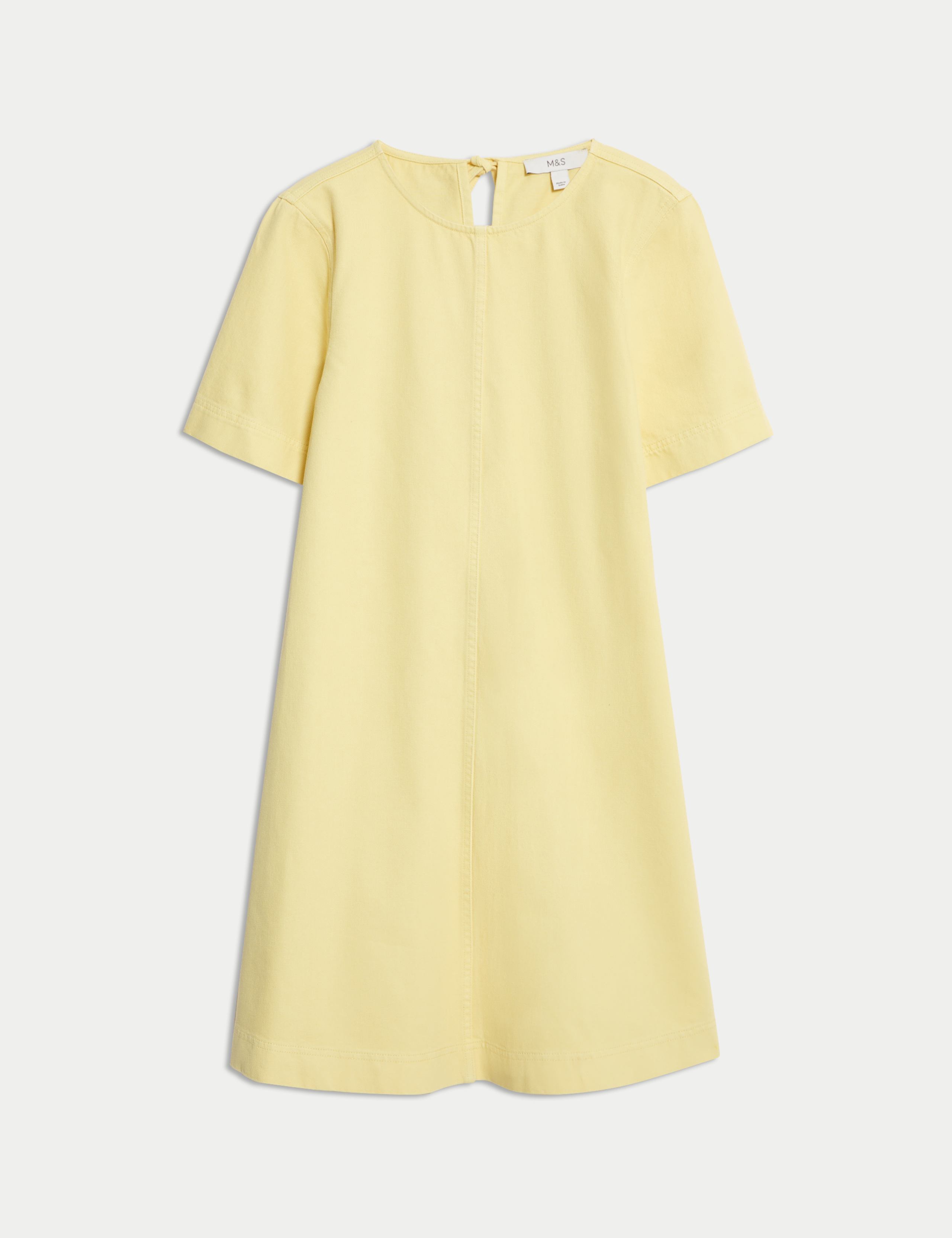 Pure Cotton Denim Mini Swing Dress 2 of 5