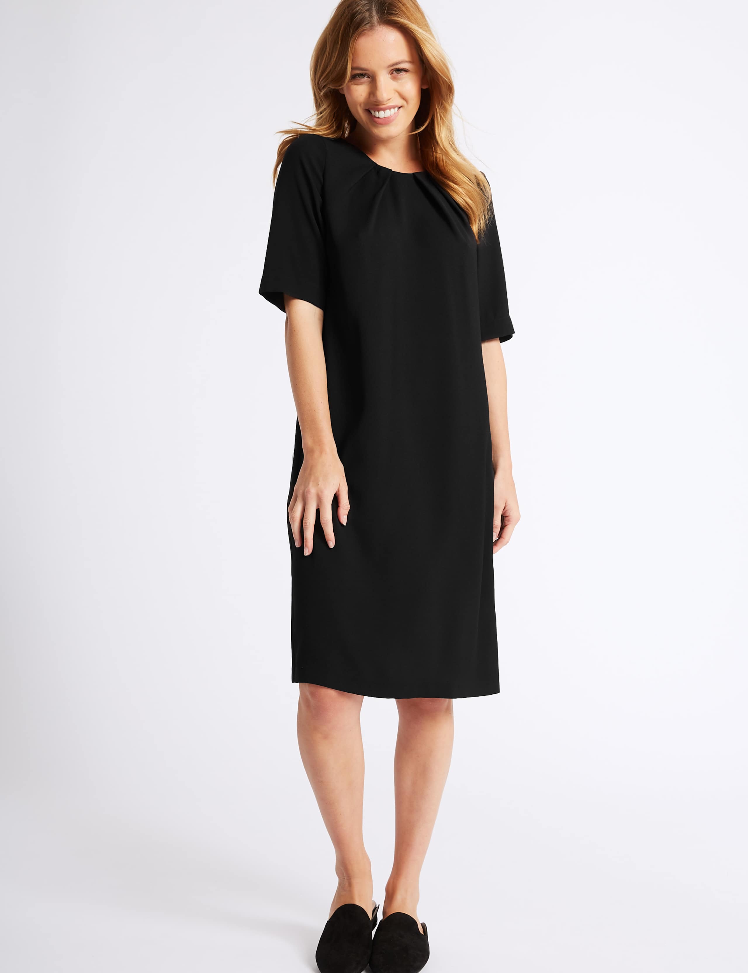 PETITE Short Sleeve Tunic Dress 2 of 3