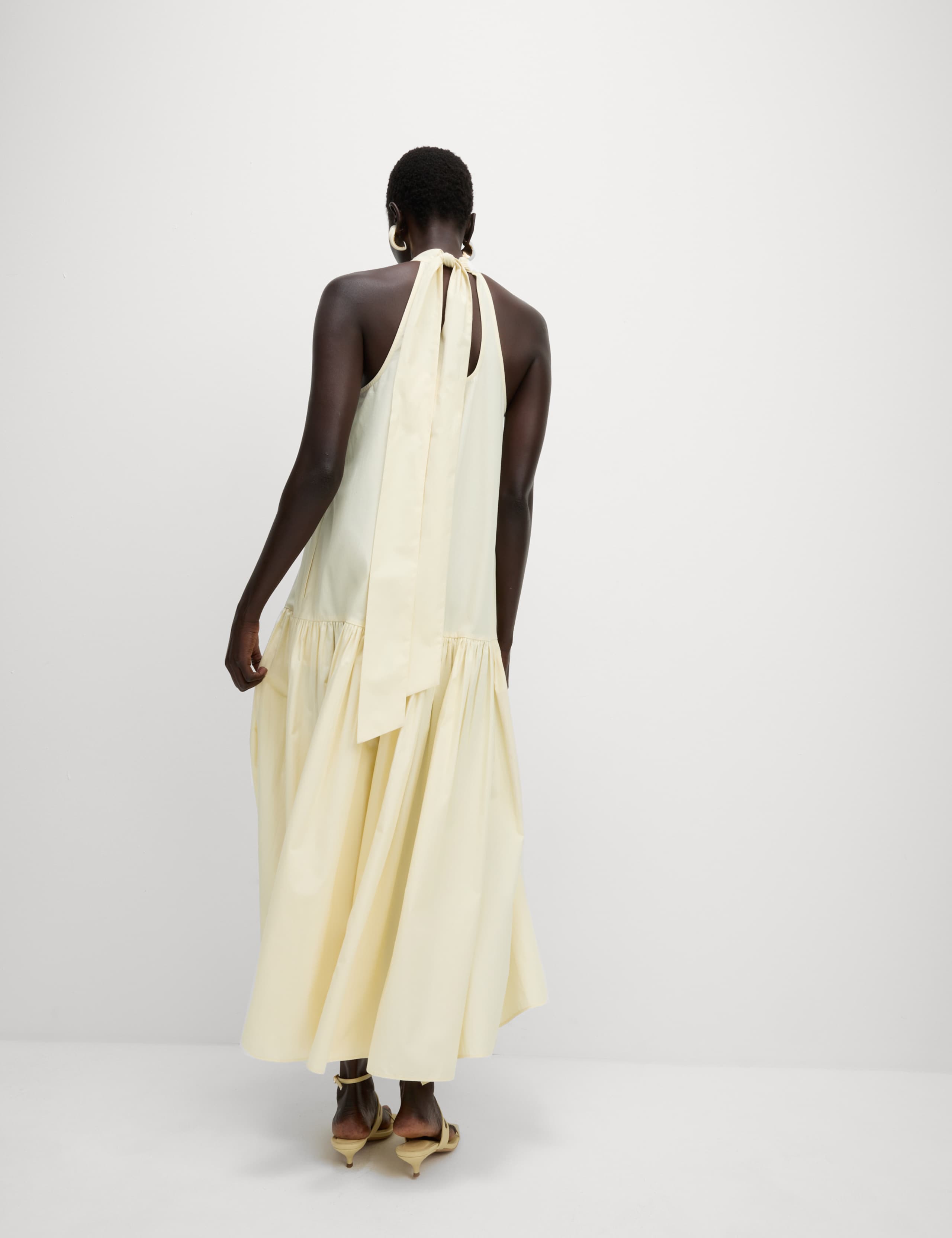 Pure Cotton Midaxi Tiered Dress 6 of 6