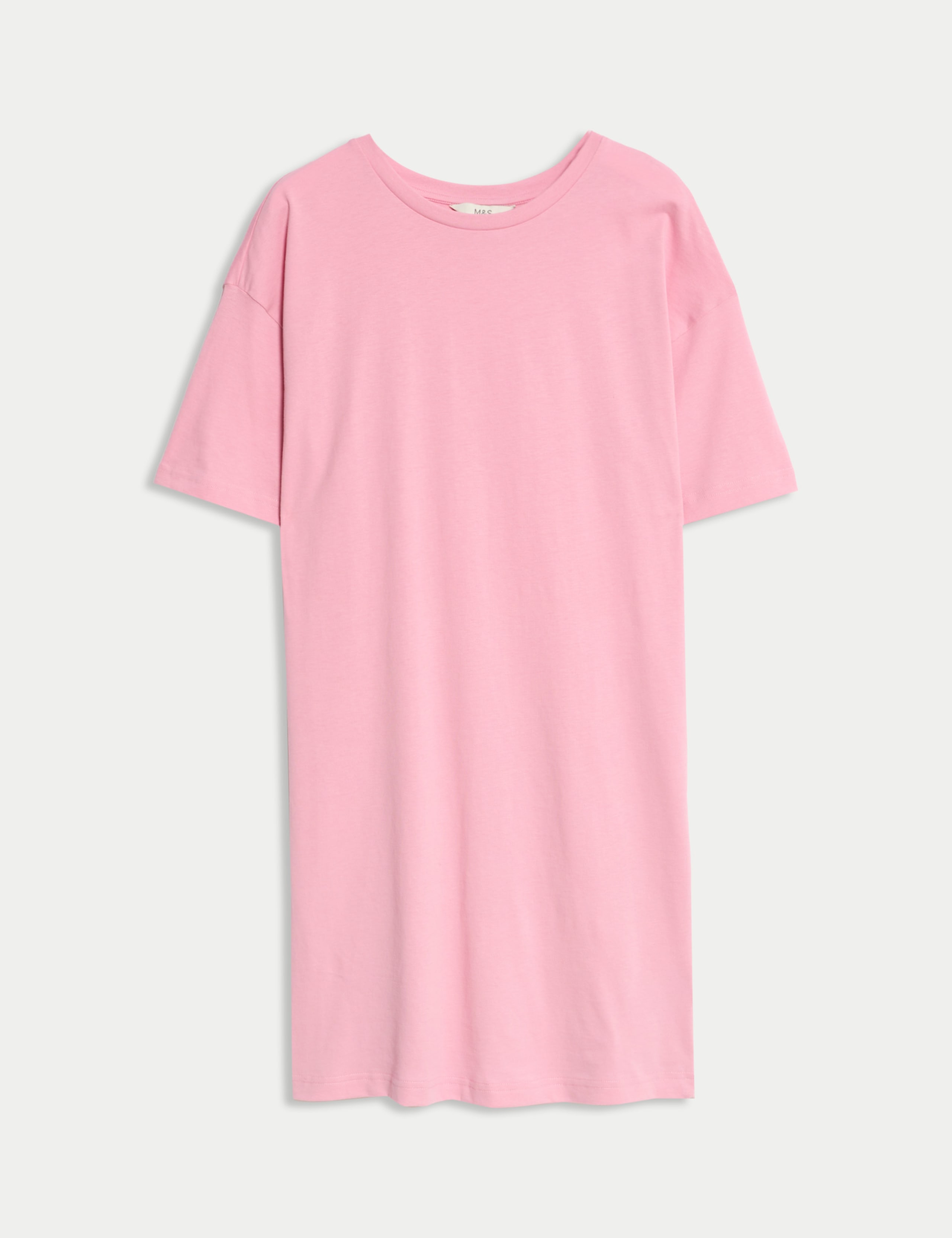 Pure Cotton Mini Relaxed T-Shirt Dress 2 of 5