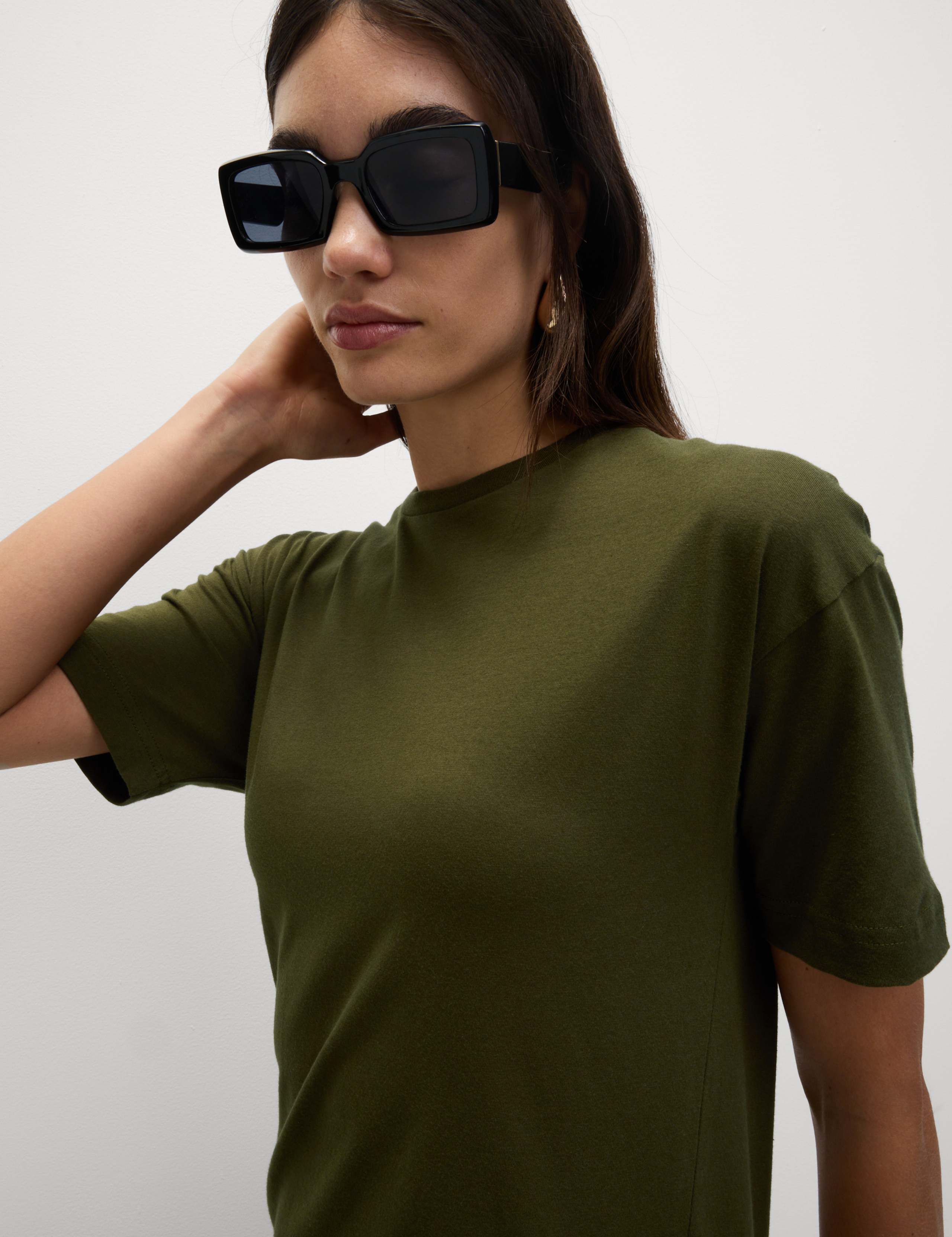 Pure Cotton Midi Relaxed T-Shirt Dress 5 of 7