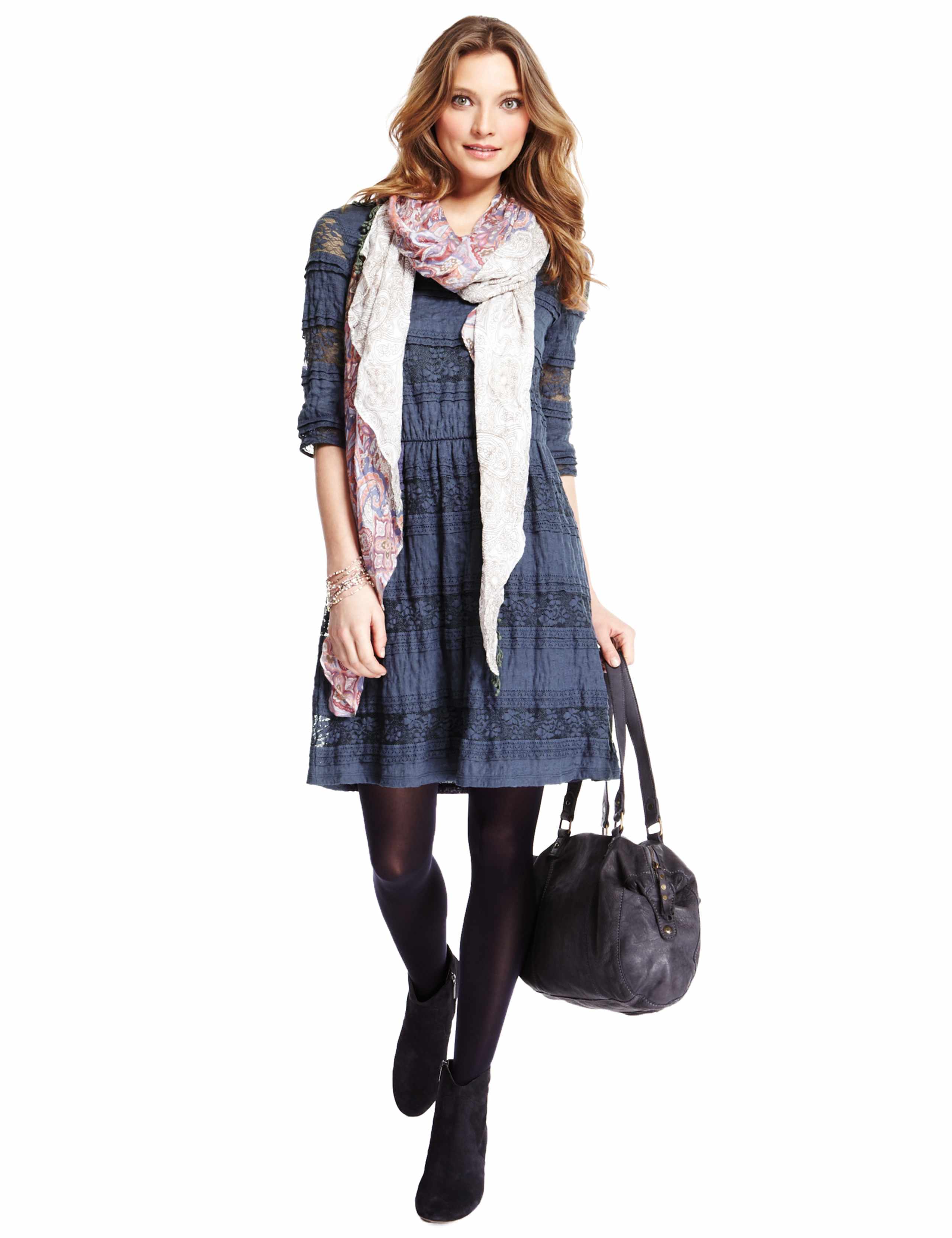 Floral Lace Skater Dress 5 of 6