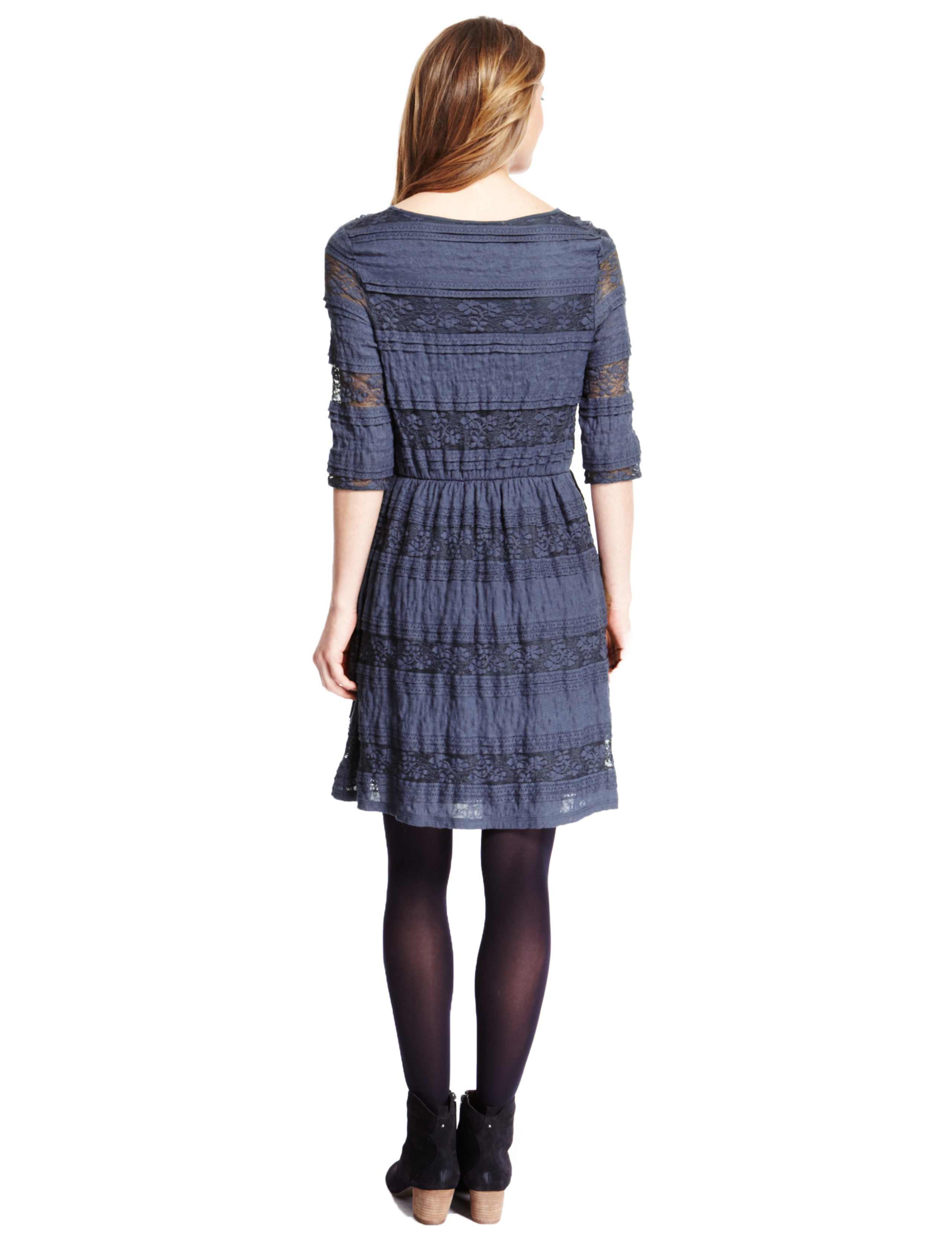 Floral Lace Skater Dress 6 of 6