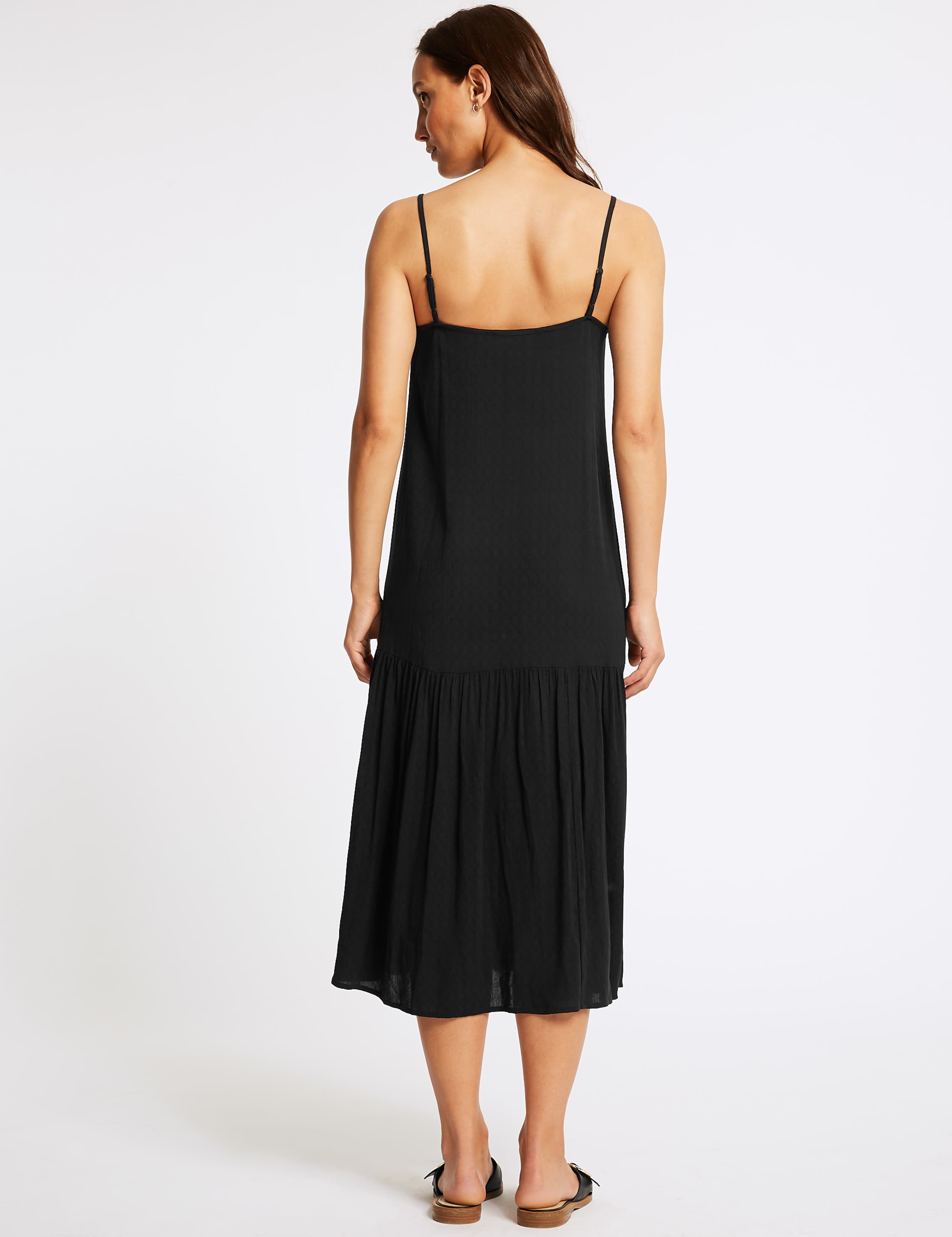 Tiered Slip Midi Dress 3 of 3