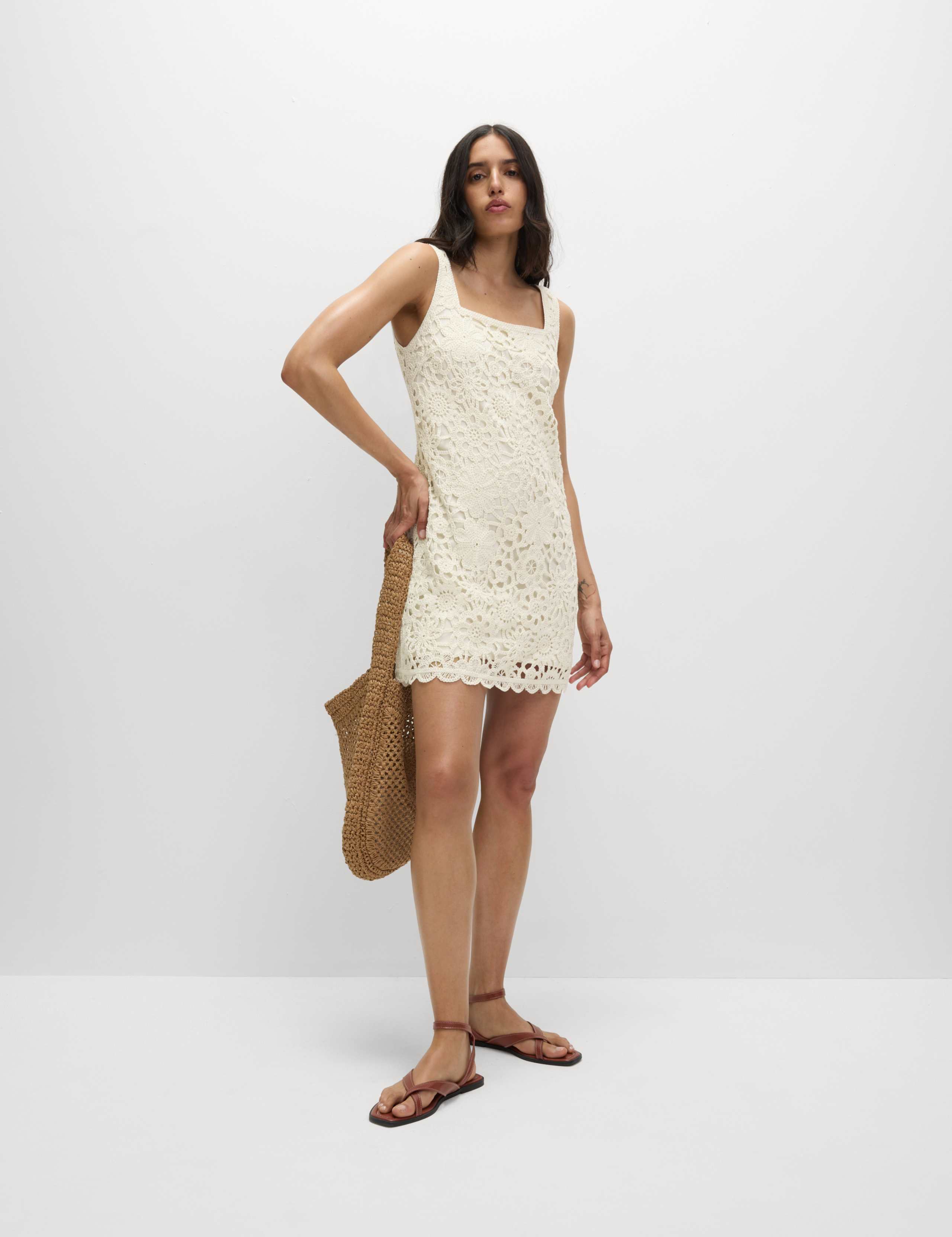 Knitted Mini Shift Dress 4 of 6