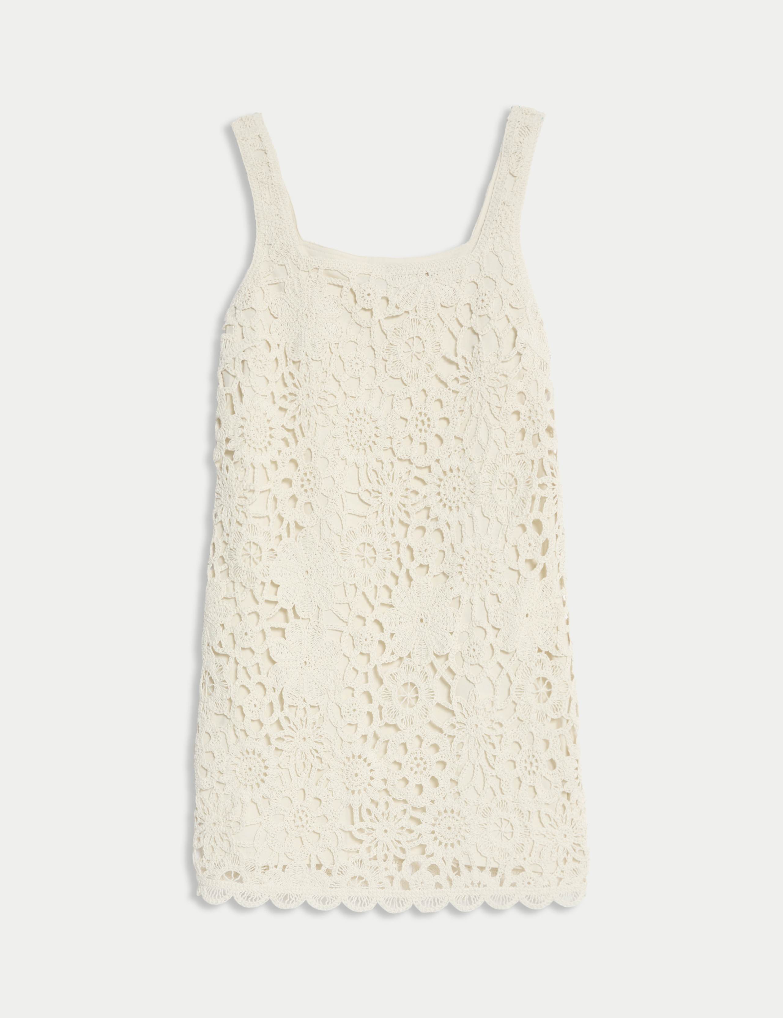 Knitted Mini Shift Dress 2 of 6